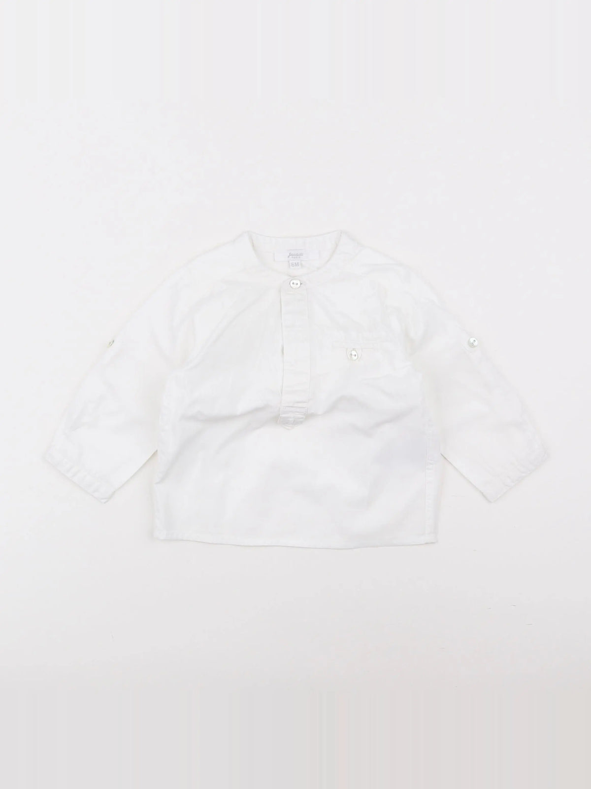 Jacadi - chemise blanc - 6 mois