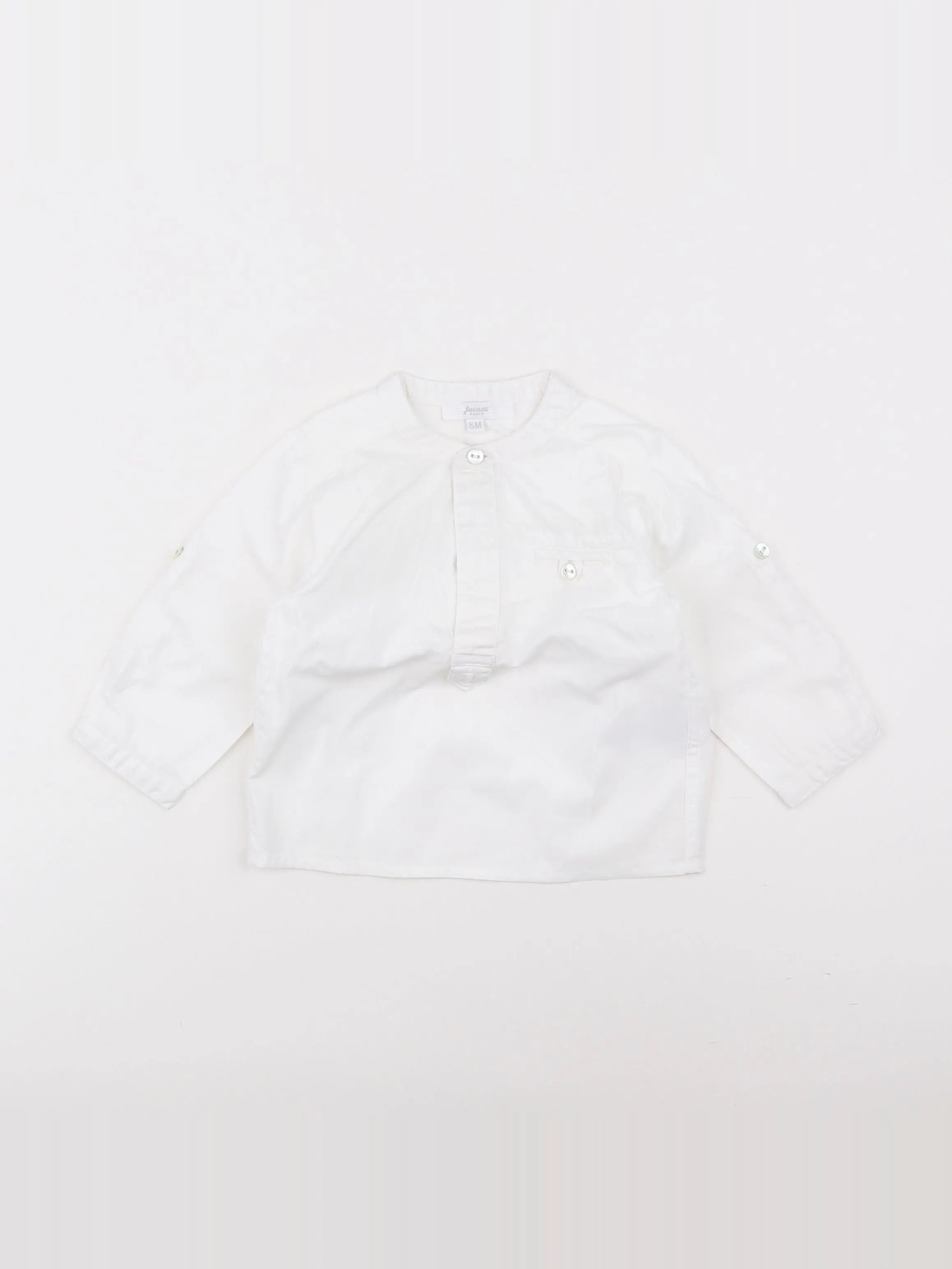 Jacadi - chemise blanc - 6 mois