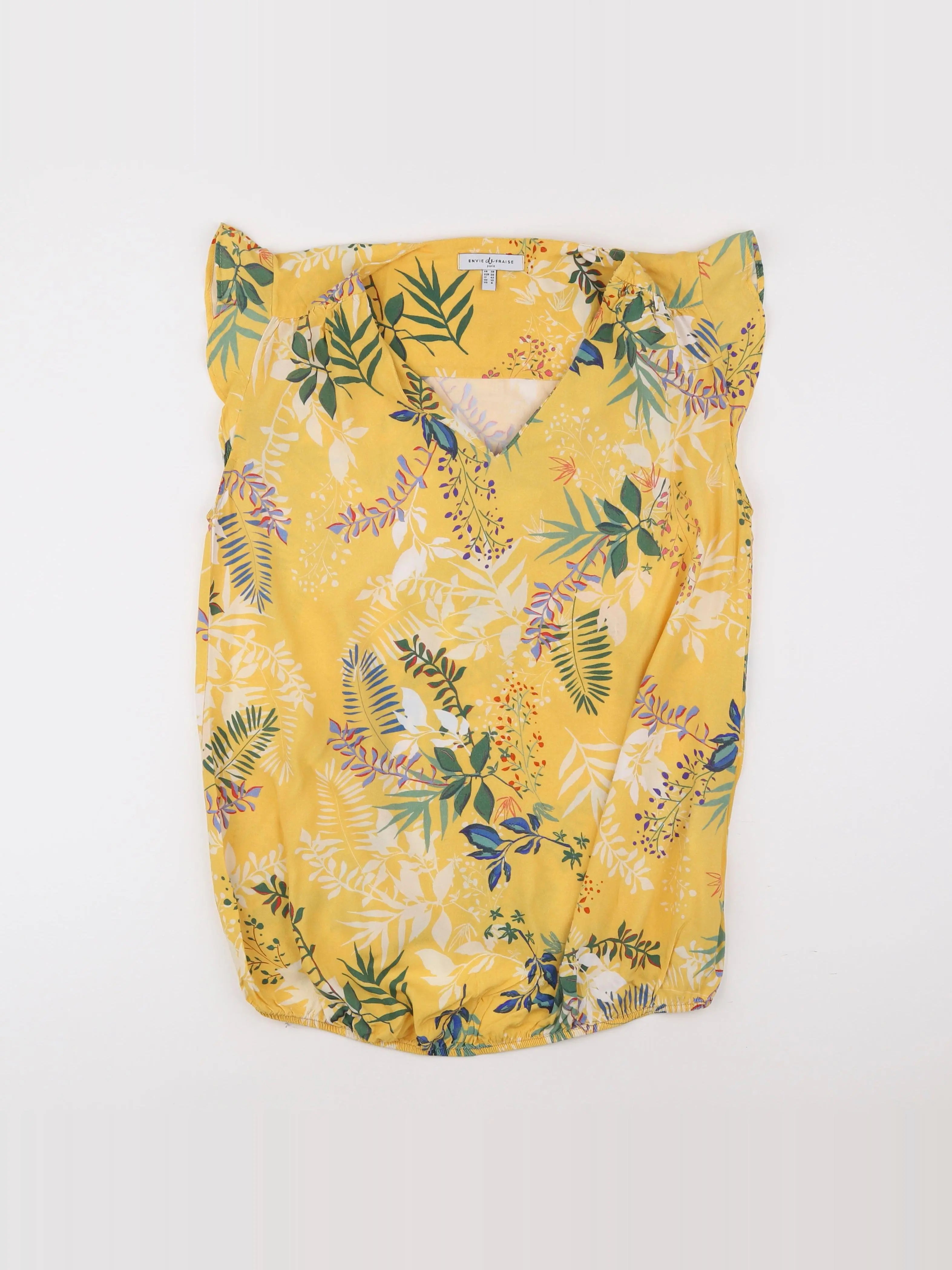 Envie de fraise - blouse grossesse jaune - 38