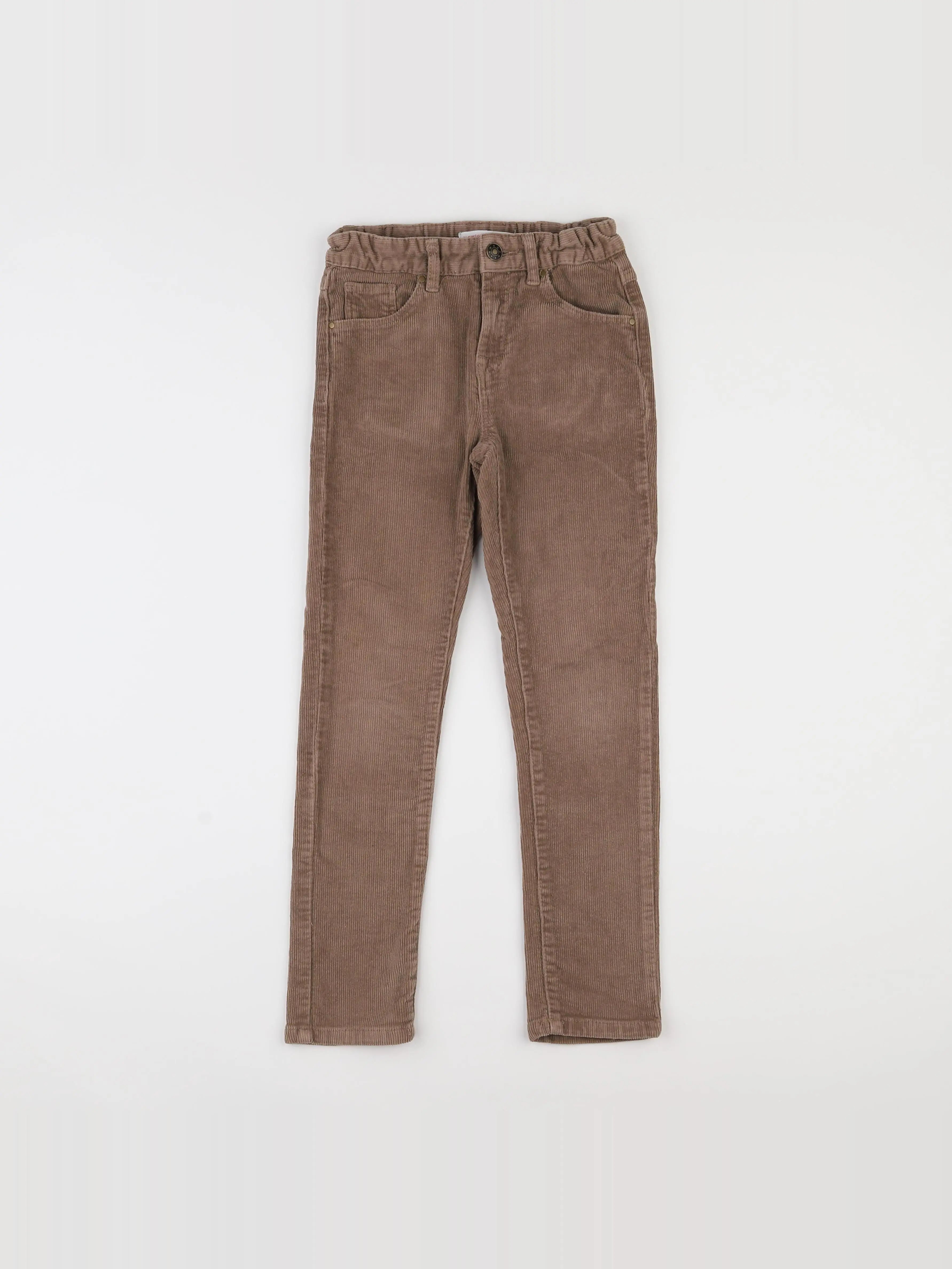 Monoprix - pantalon marron - 8 ans
