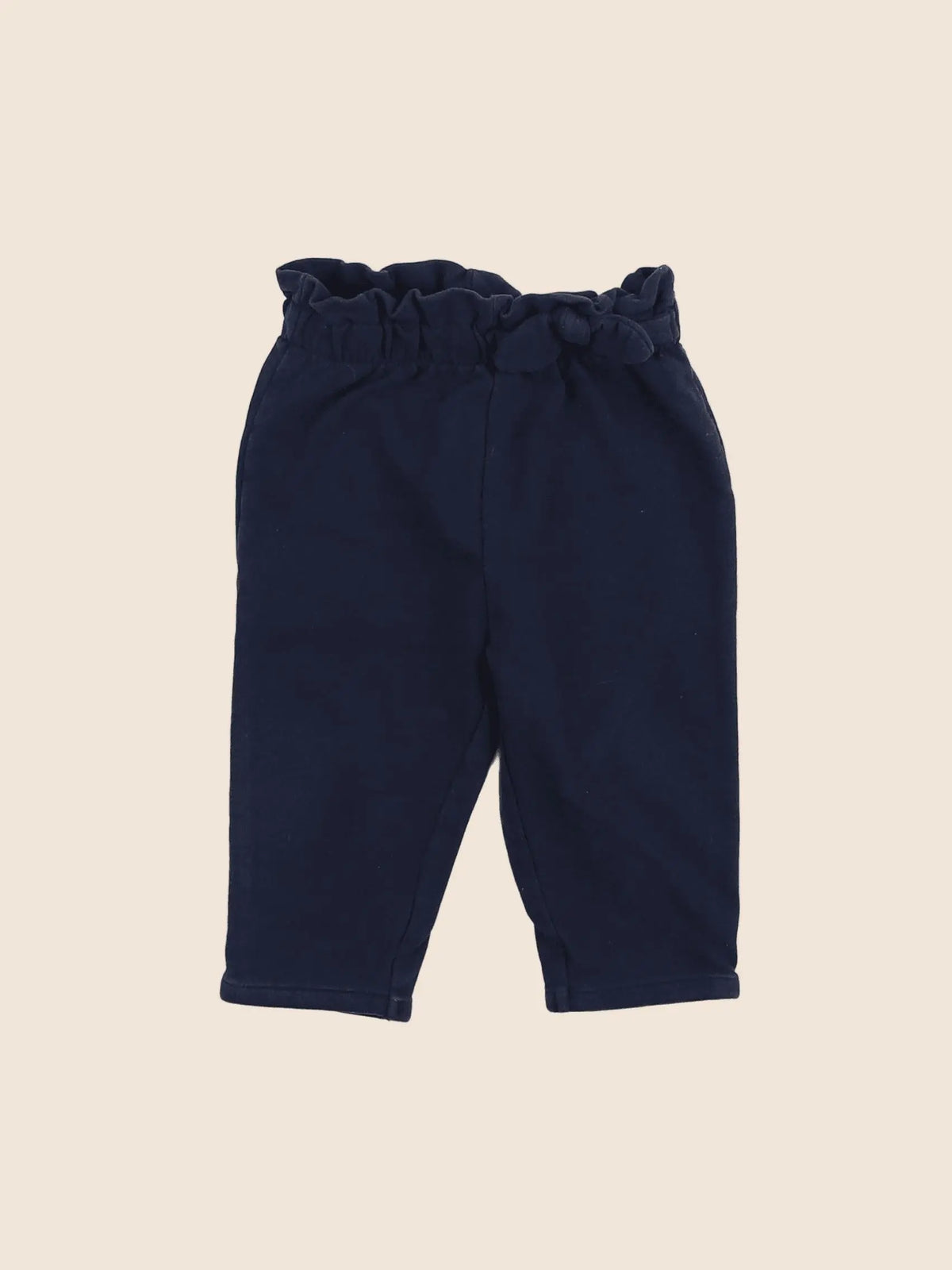 Vertbaudet - pantalon bleu - 12 mois