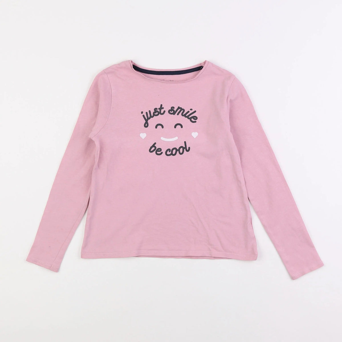 Vertbaudet - tee-shirt rose - 8 ans