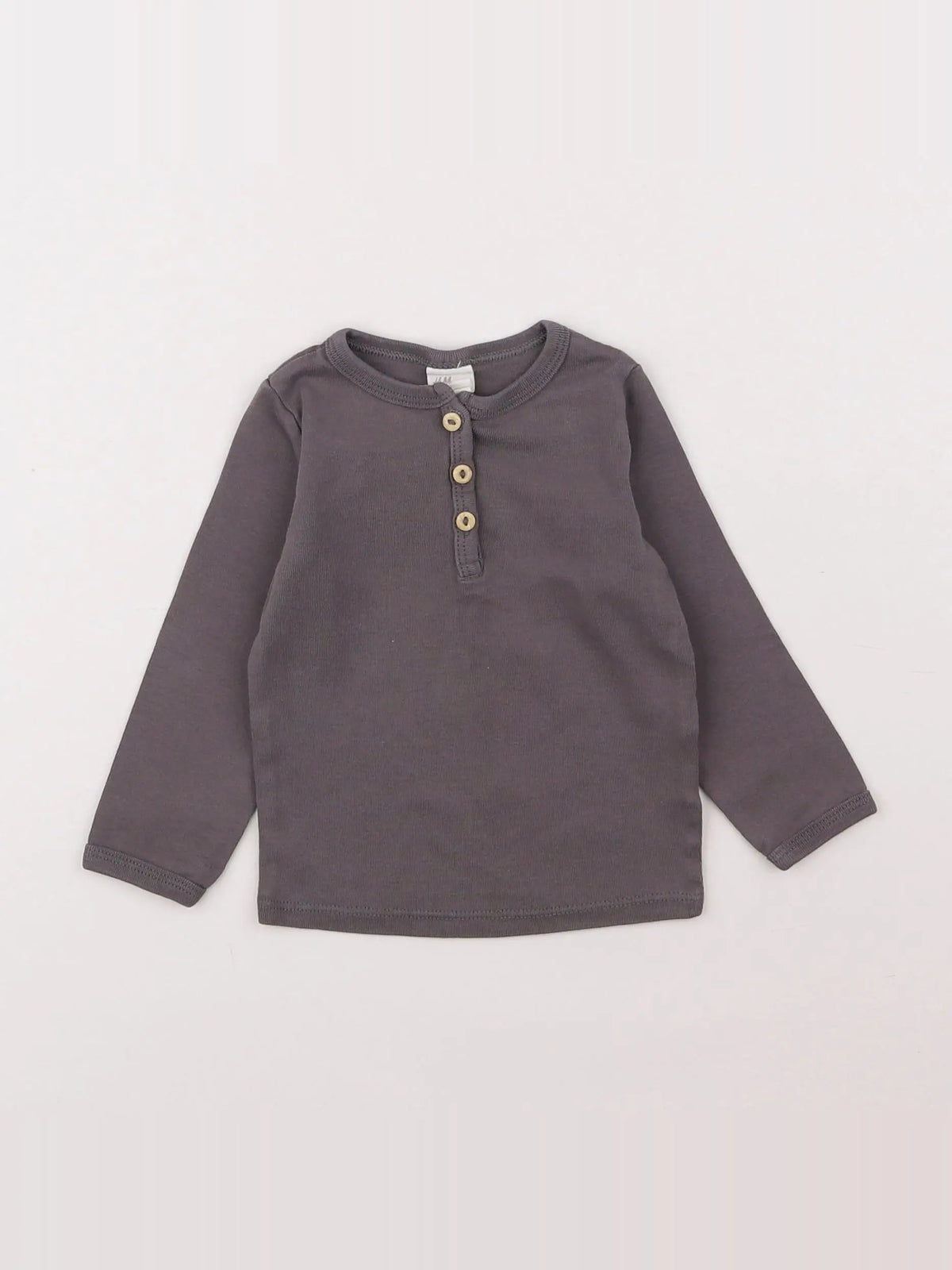 H&M - tee-shirt gris - 6/9 mois