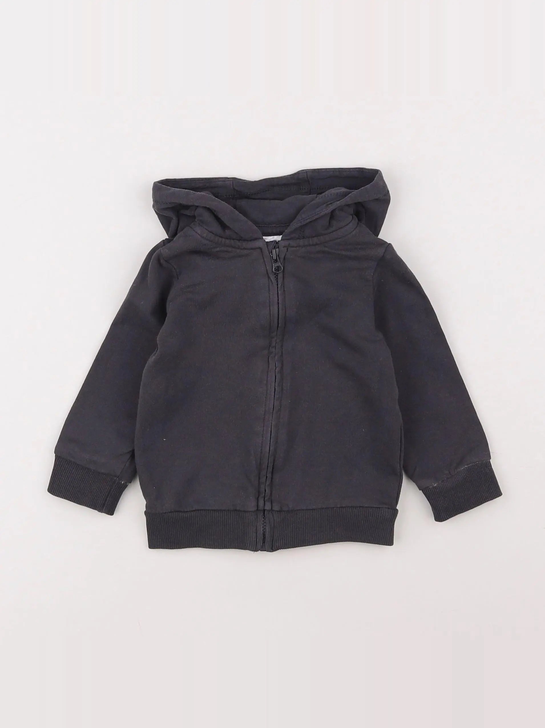 H&M - sweat gris - 3/6 mois