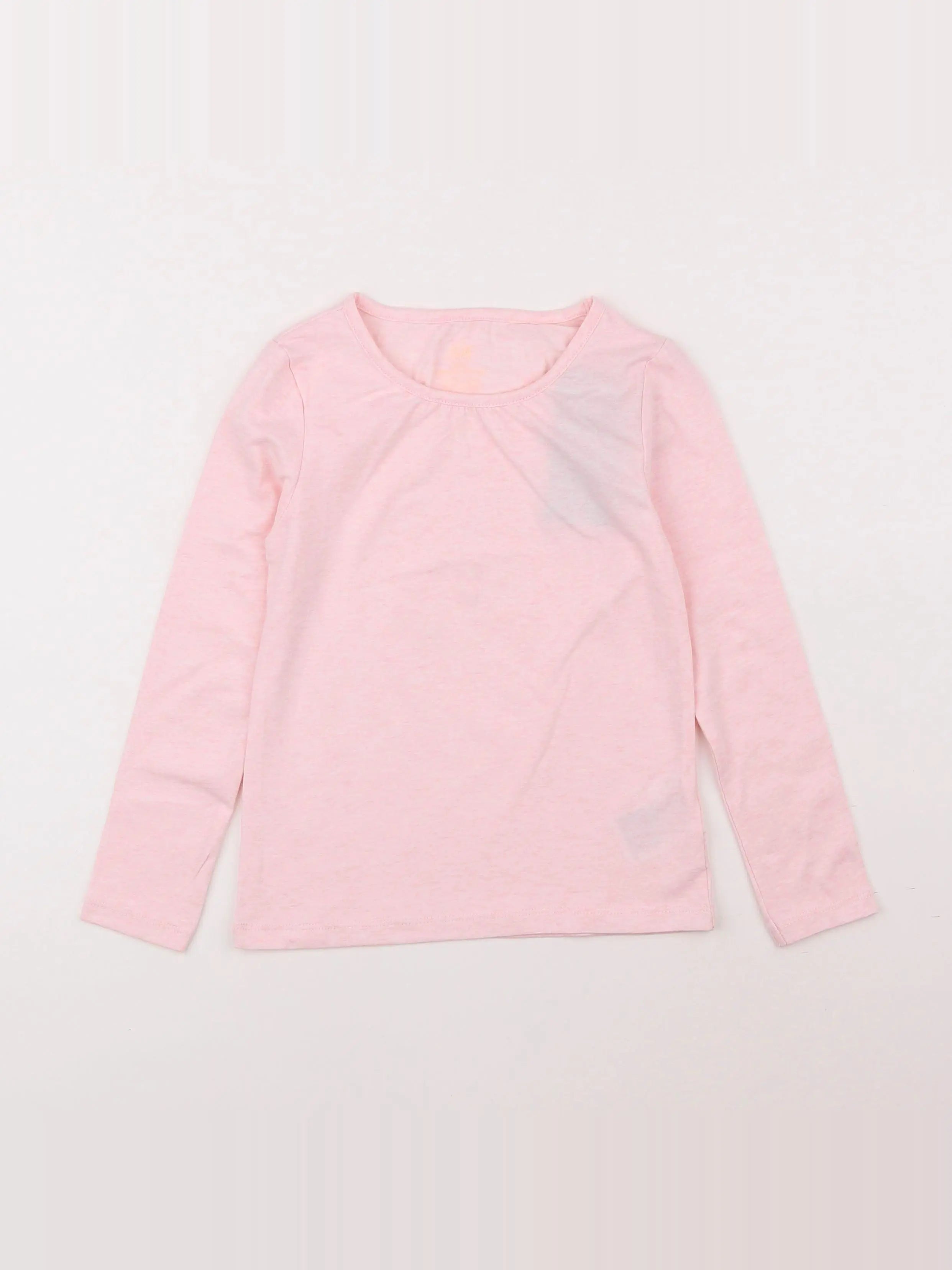H&M - tee-shirt rose - 8/10 ans