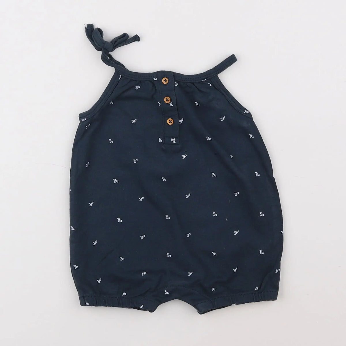 Vertbaudet - combinaison gris - 6 mois
