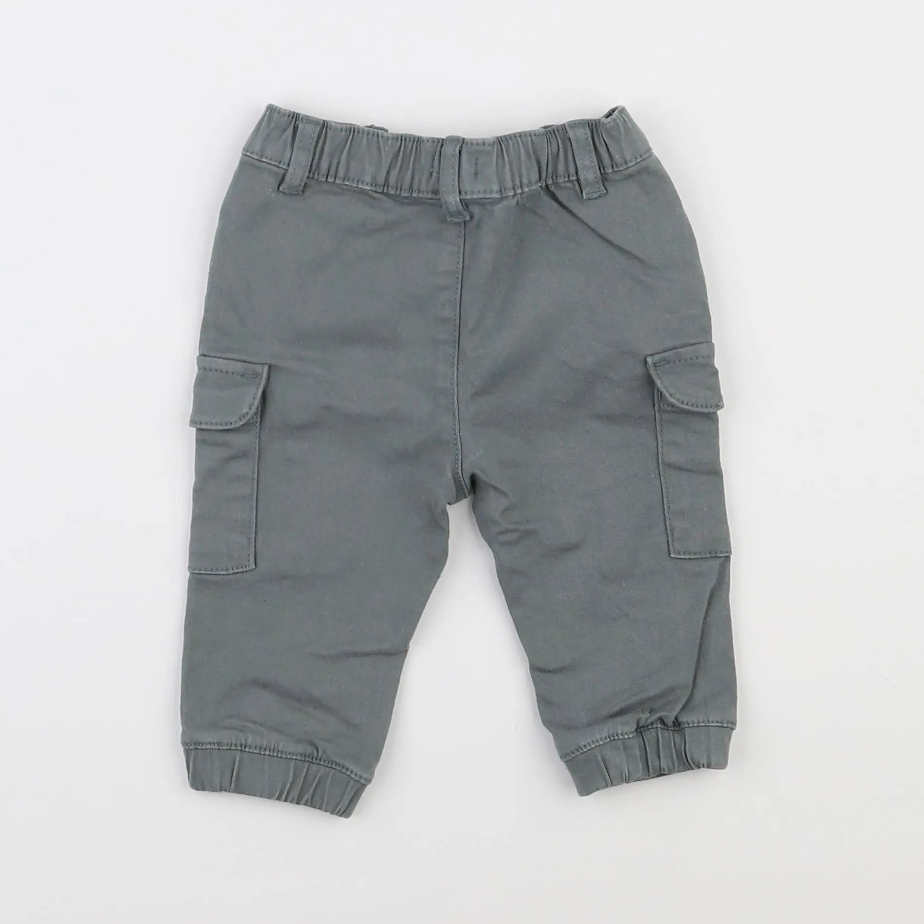 Vertbaudet - pantalon vert - 6 mois