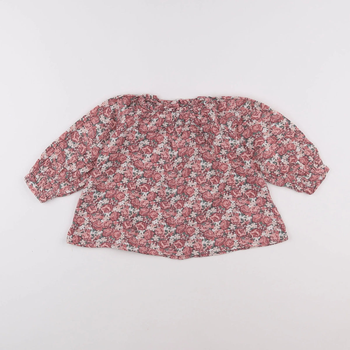 Vertbaudet - blouse rose - 18 mois