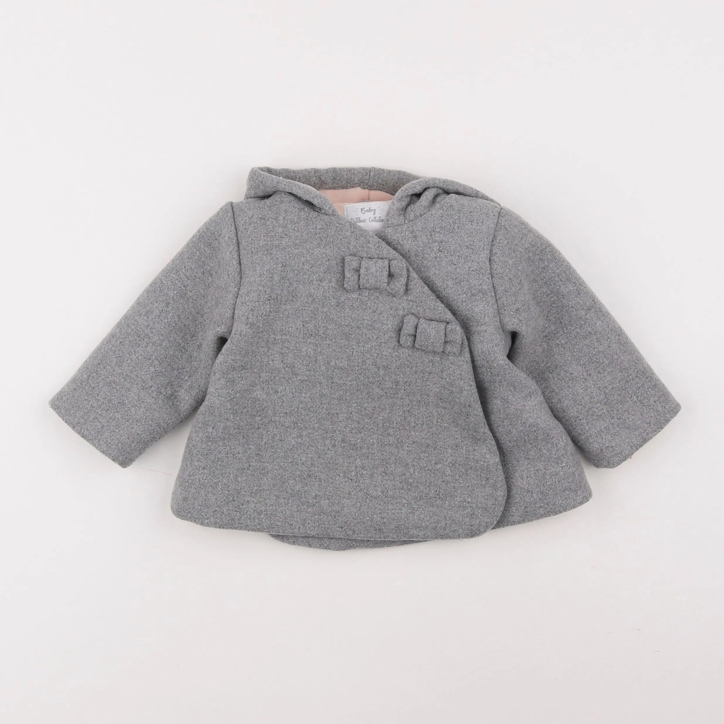 Vertbaudet - manteau gris - 6 mois