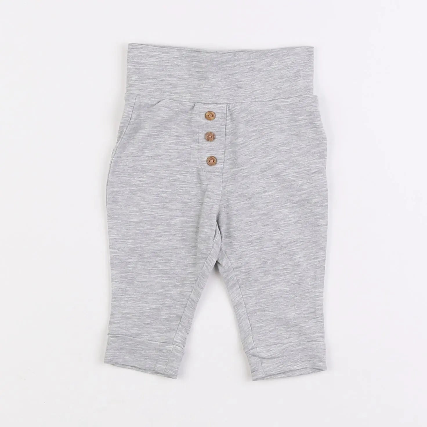 Vertbaudet - pantalon gris - 3 mois