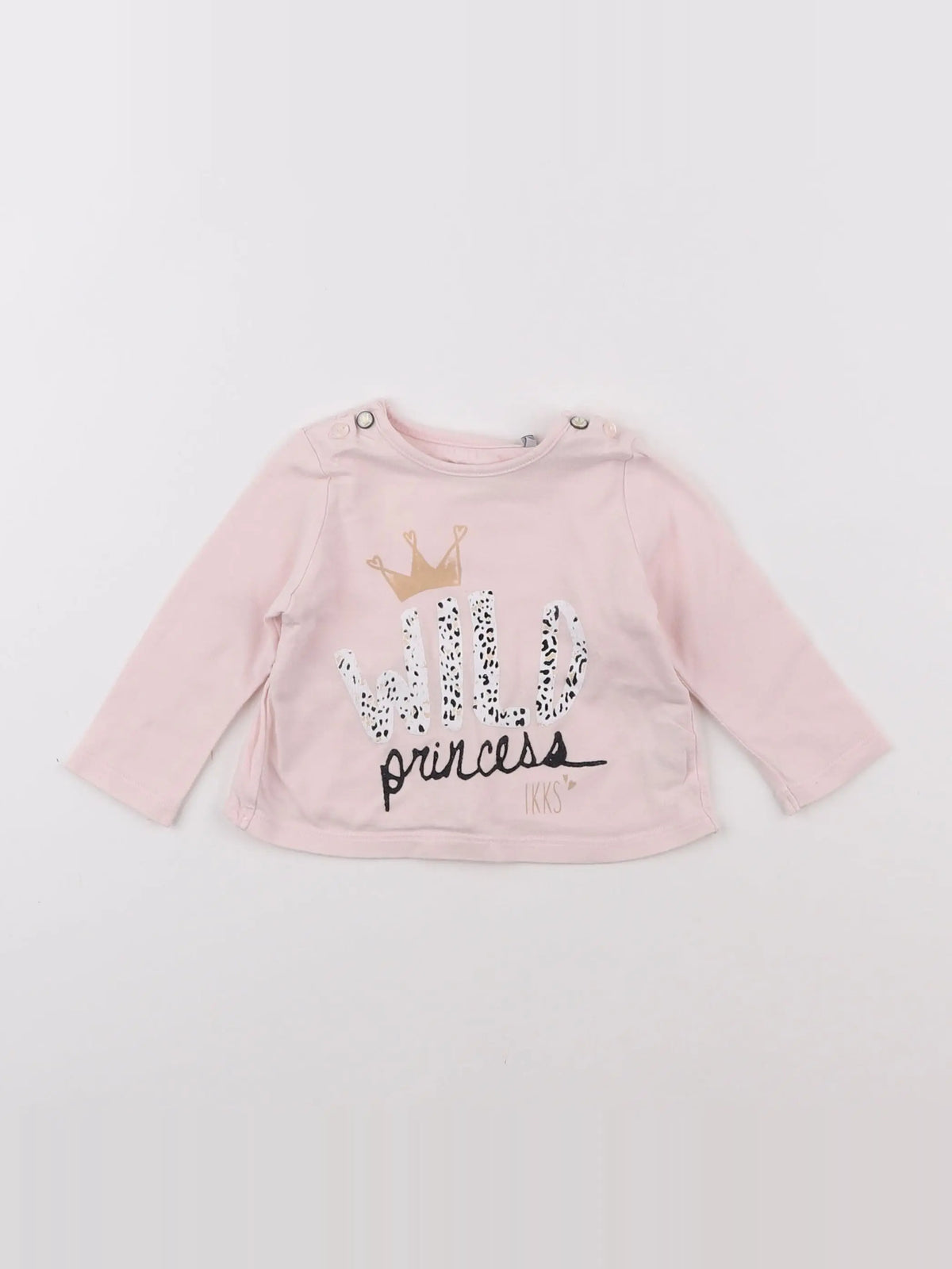 IKKS - tee-shirt rose - 6 mois