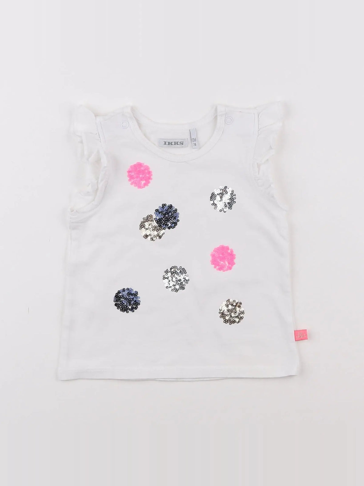 IKKS - tee-shirt blanc - 12 mois