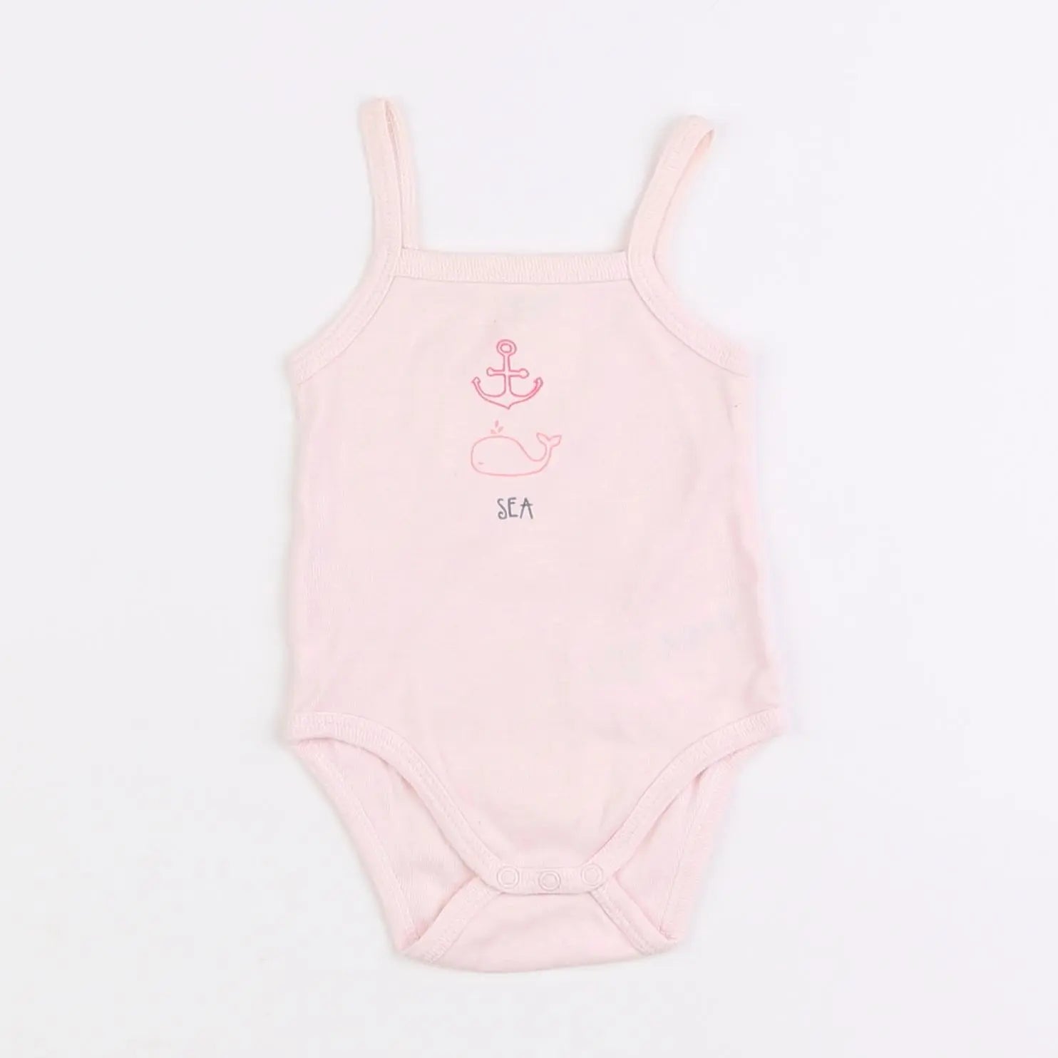 Vertbaudet - body rose - 3 mois