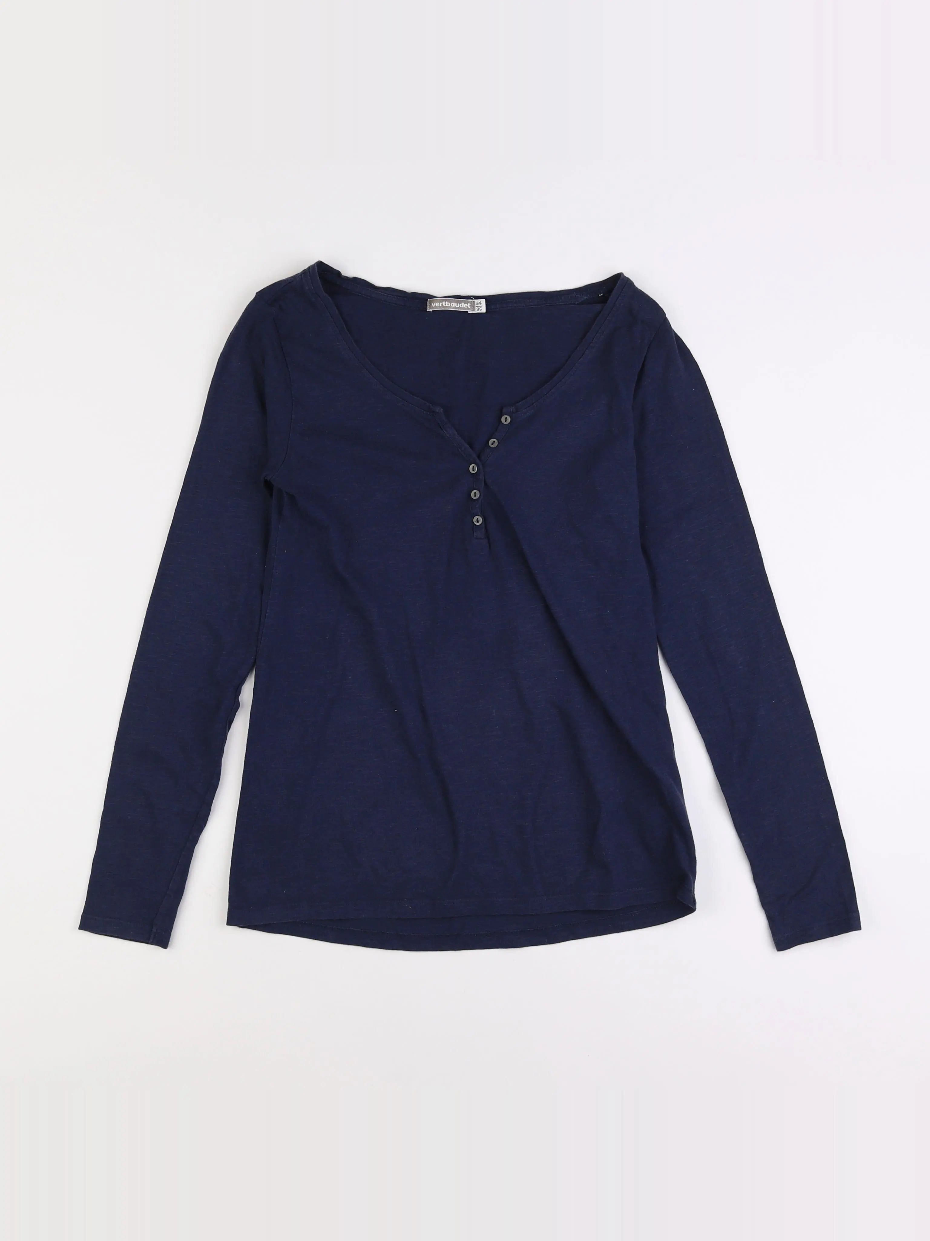Vertbaudet - tee-shirt grossesse bleu - 34 à 36