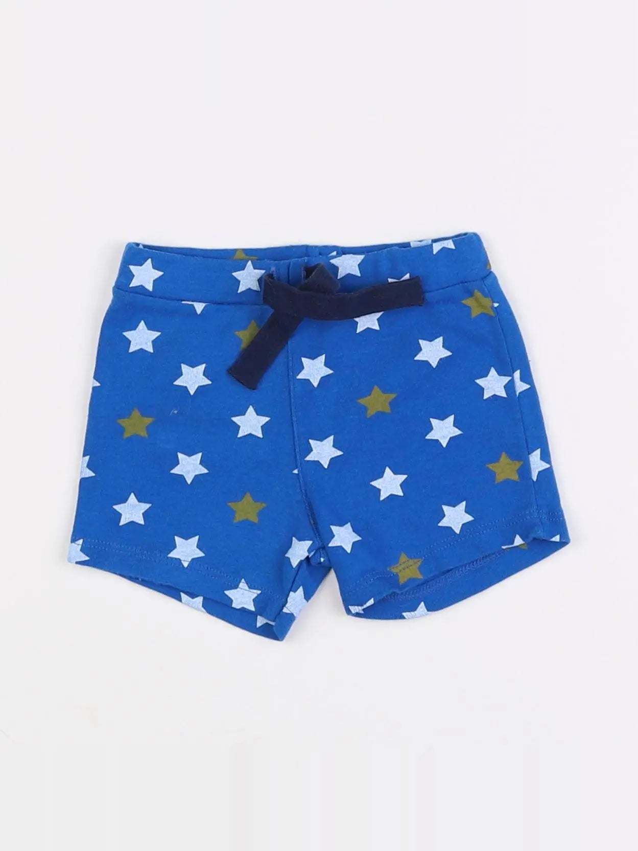 Petit Bateau - short bleu - 12 mois