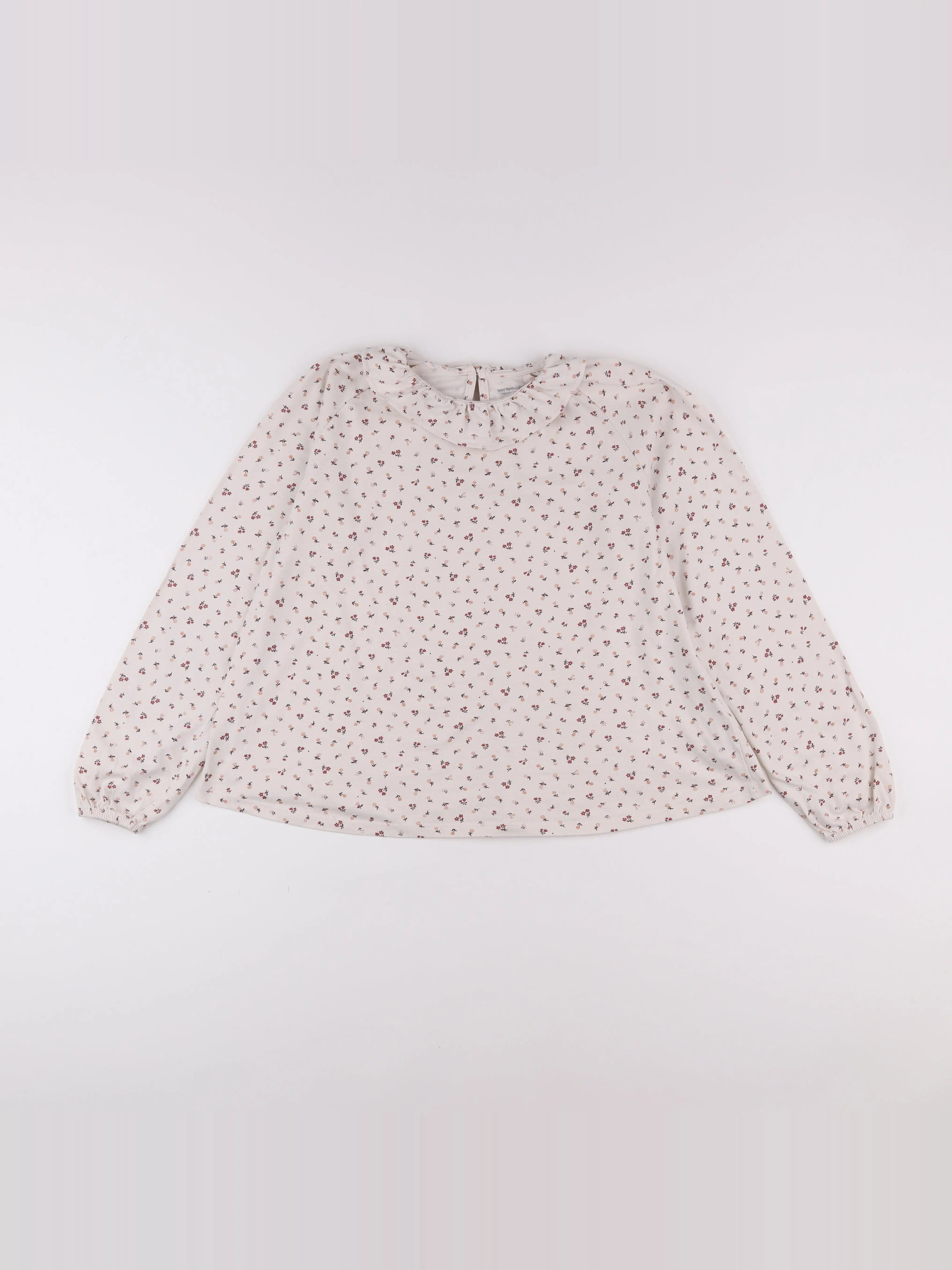 Vertbaudet - tee-shirt beige - 14 ans