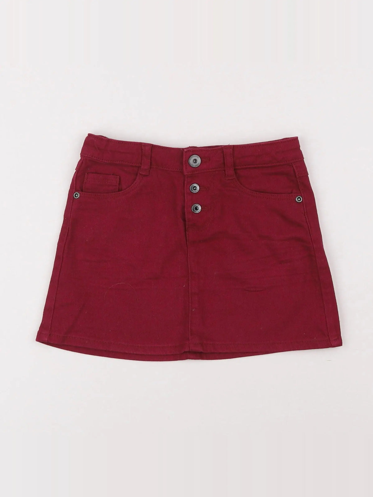 Vertbaudet - jupe rouge - 5 ans