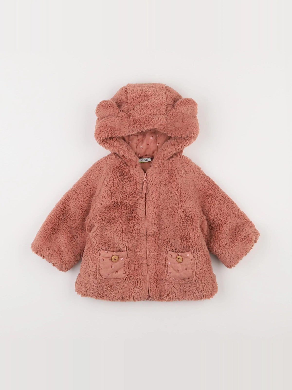 Tape à l'oeil - manteau rose - 6 mois