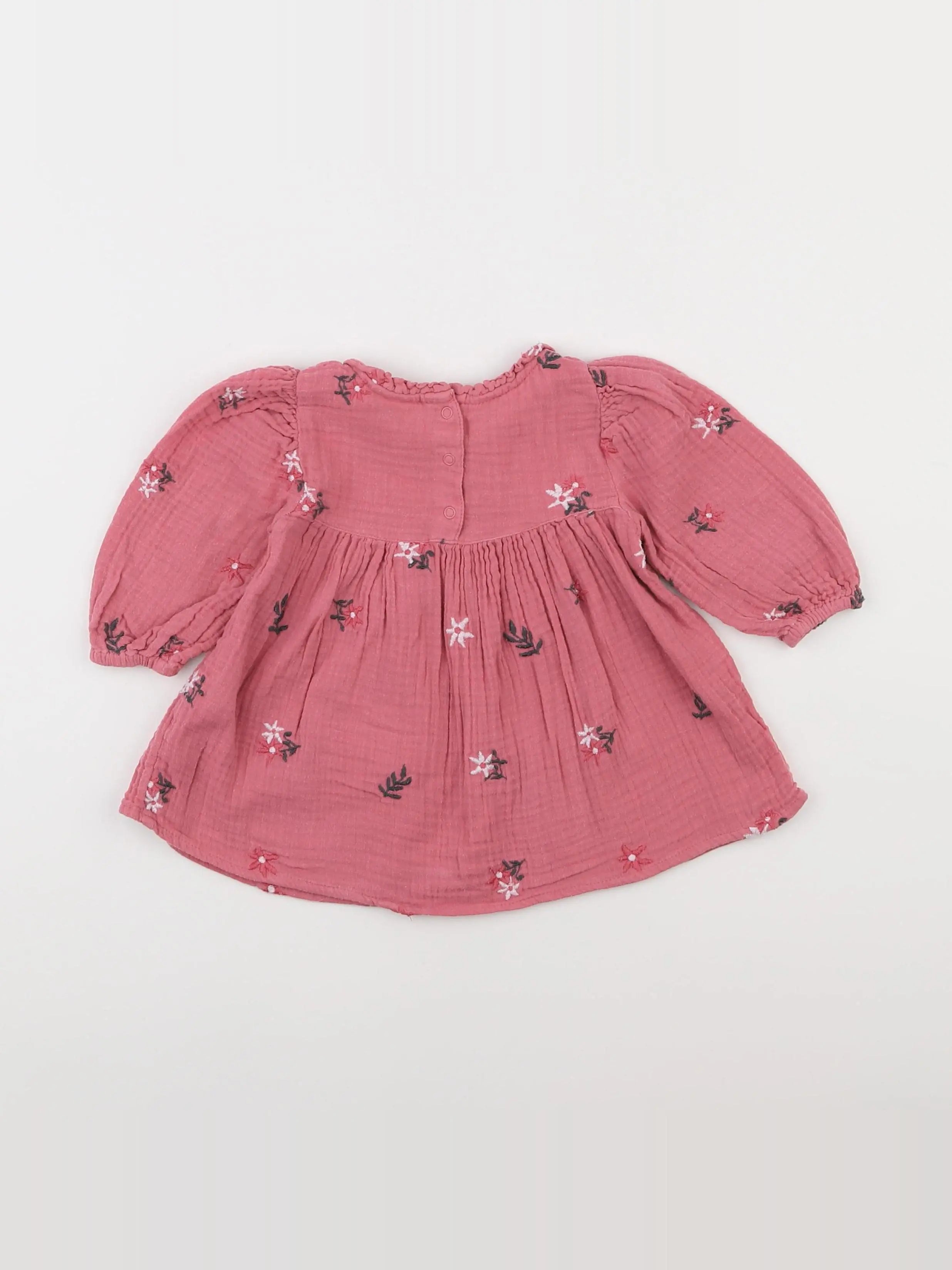 Tape à l'oeil - robe rose - 6 mois