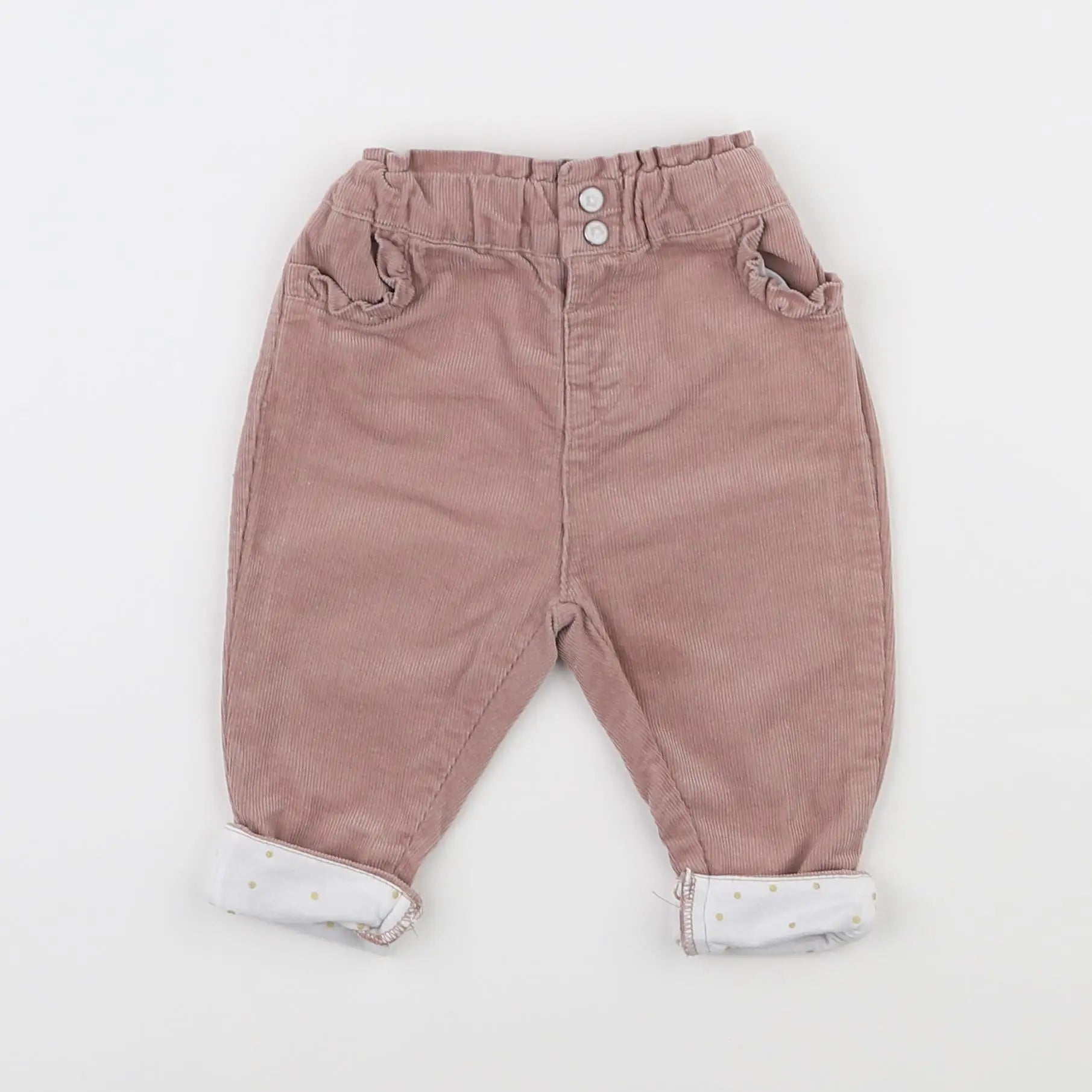 Vertbaudet - pantalon marron - 3 mois
