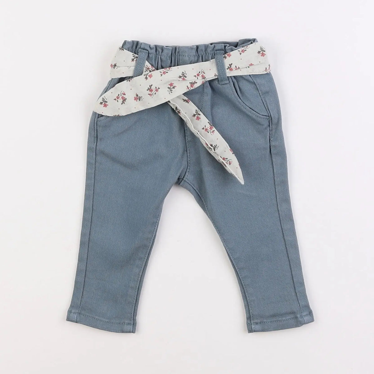 Vertbaudet - jean bleu - 3 mois