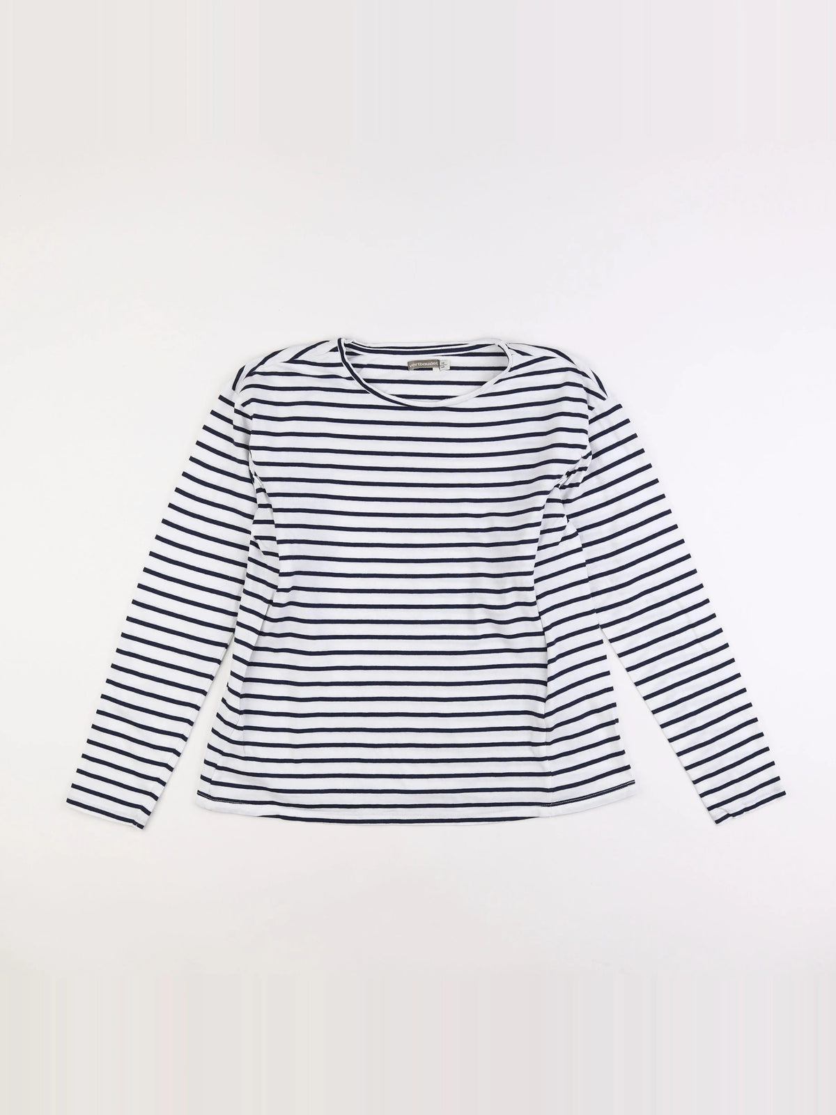 Vertbaudet - tee-shirt grossesse blanc, bleu - 38 à 40