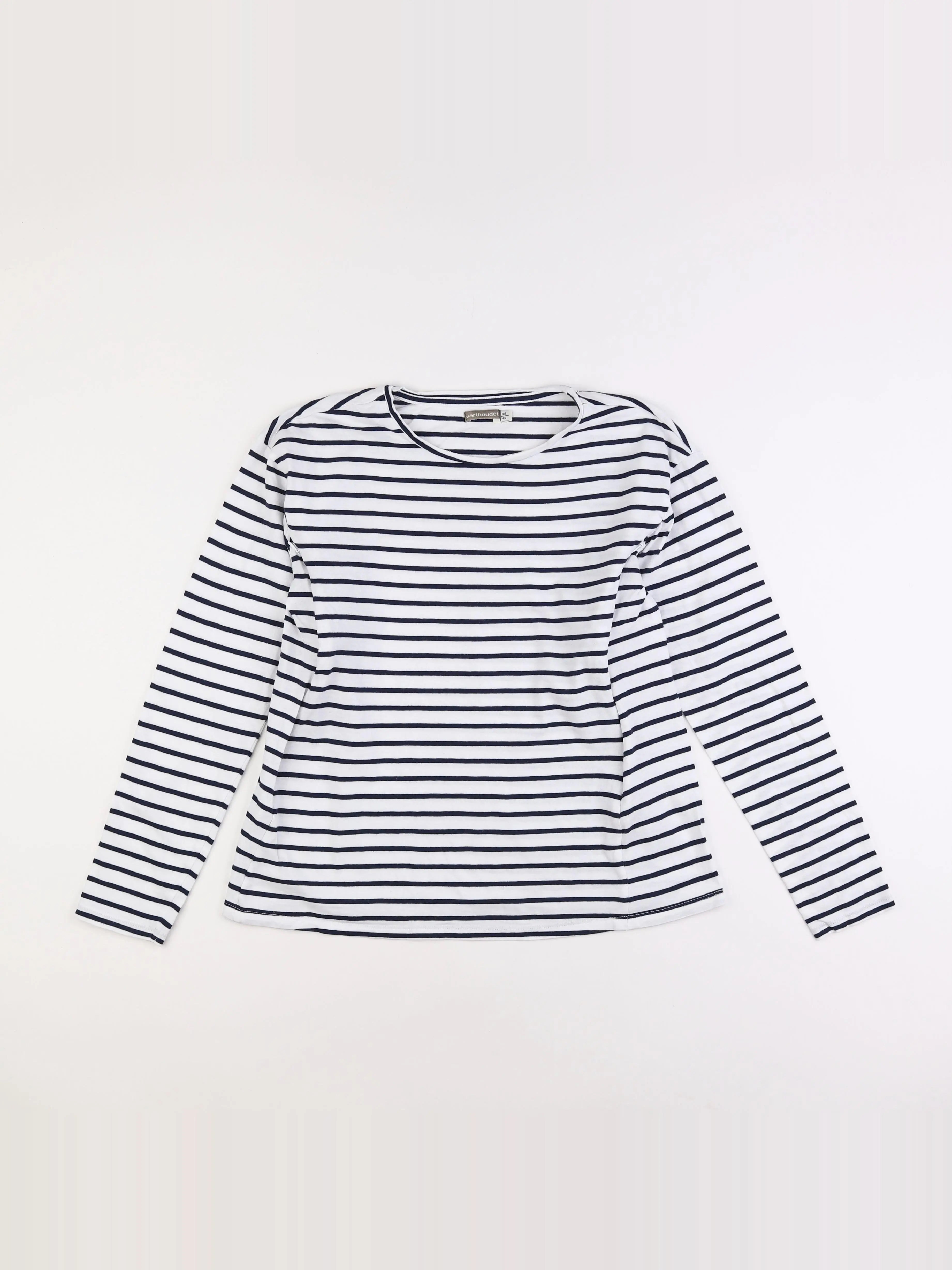Vertbaudet - tee-shirt grossesse blanc, bleu - 38 à 40