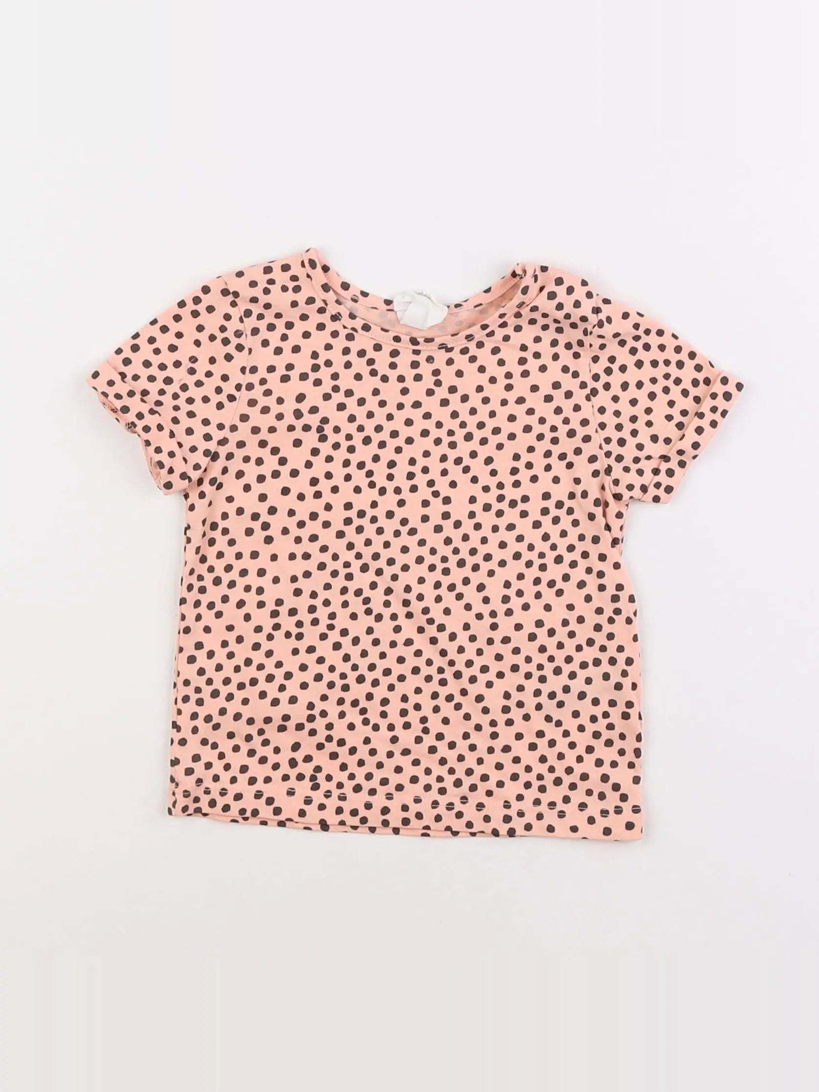 H&M - tee-shirt rose - 6/9 mois