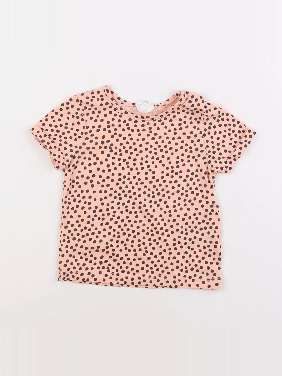 H&M - tee-shirt rose - 6/9 mois