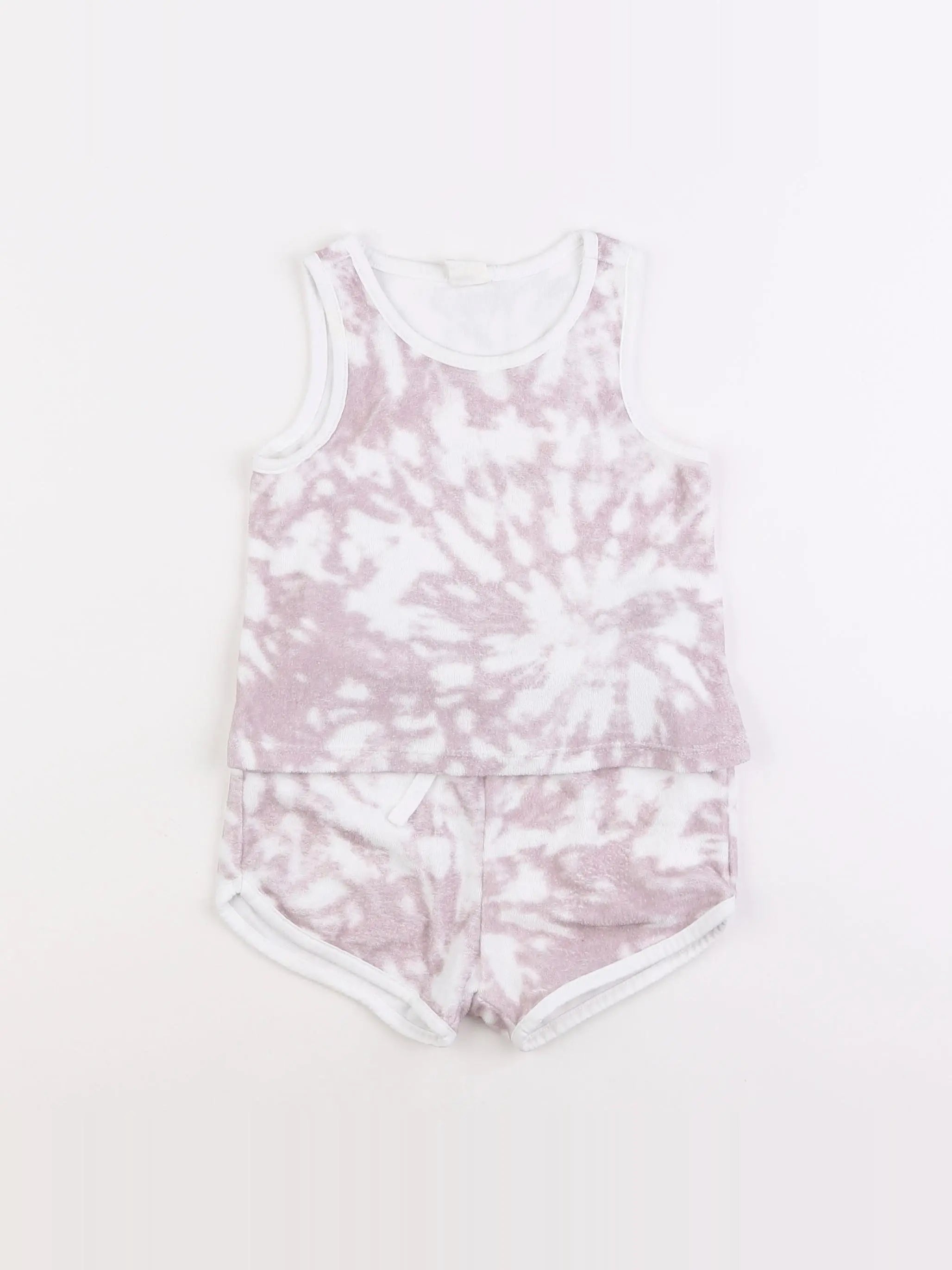 H&M - ensemble rose - 9/12 mois