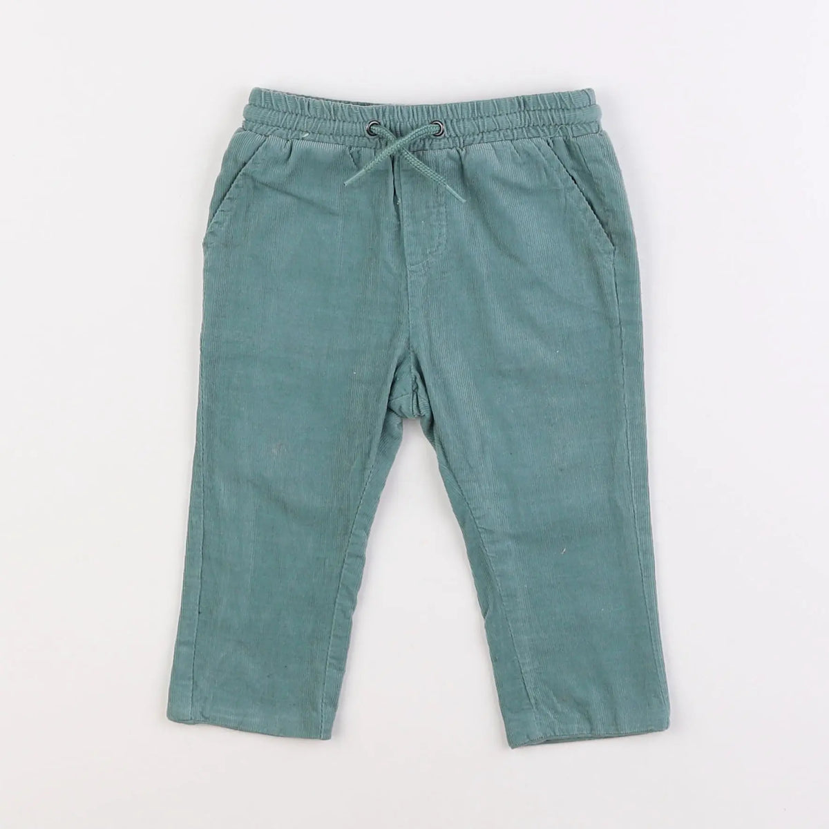 Vertbaudet - pantalon vert - 6 mois