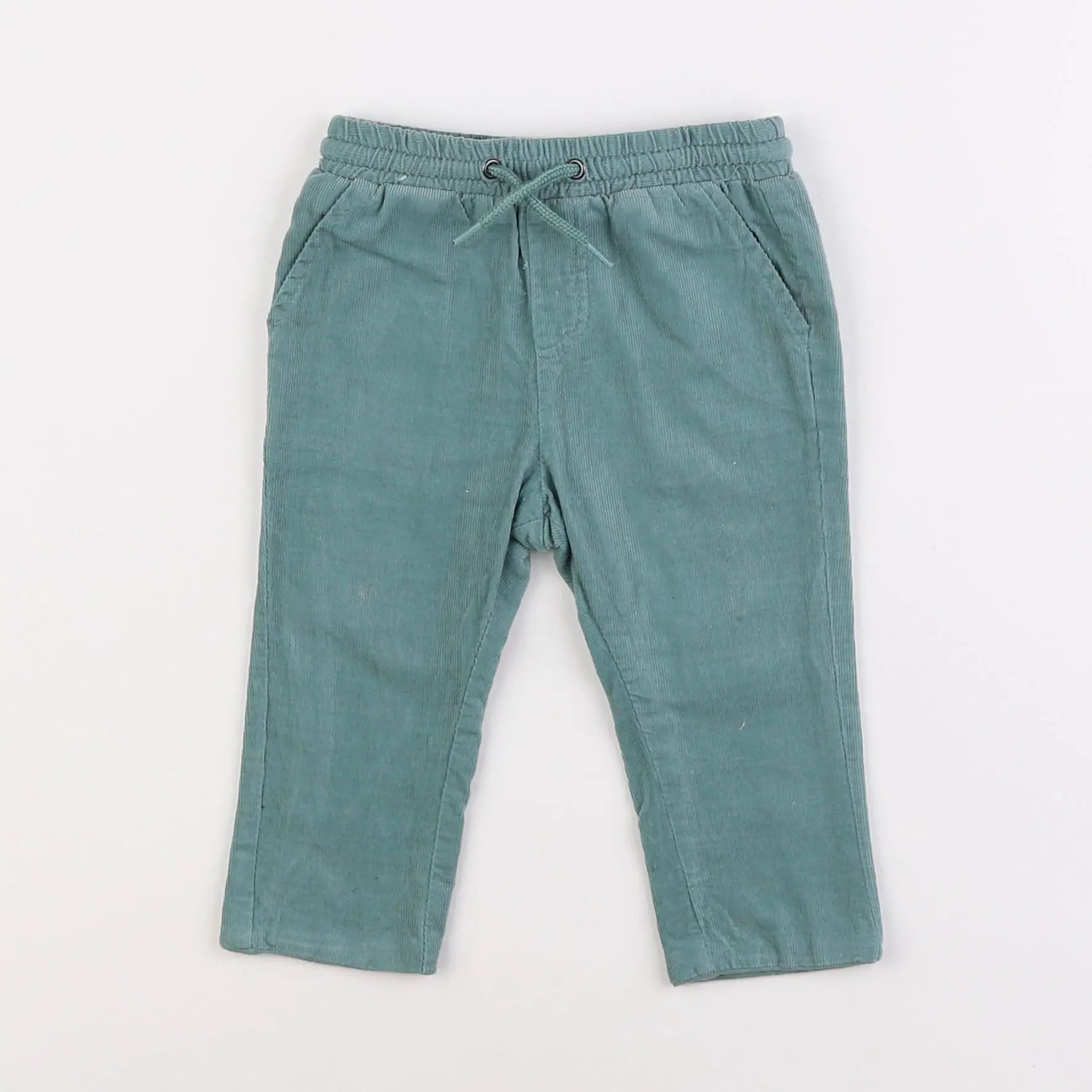 Vertbaudet - pantalon vert - 6 mois
