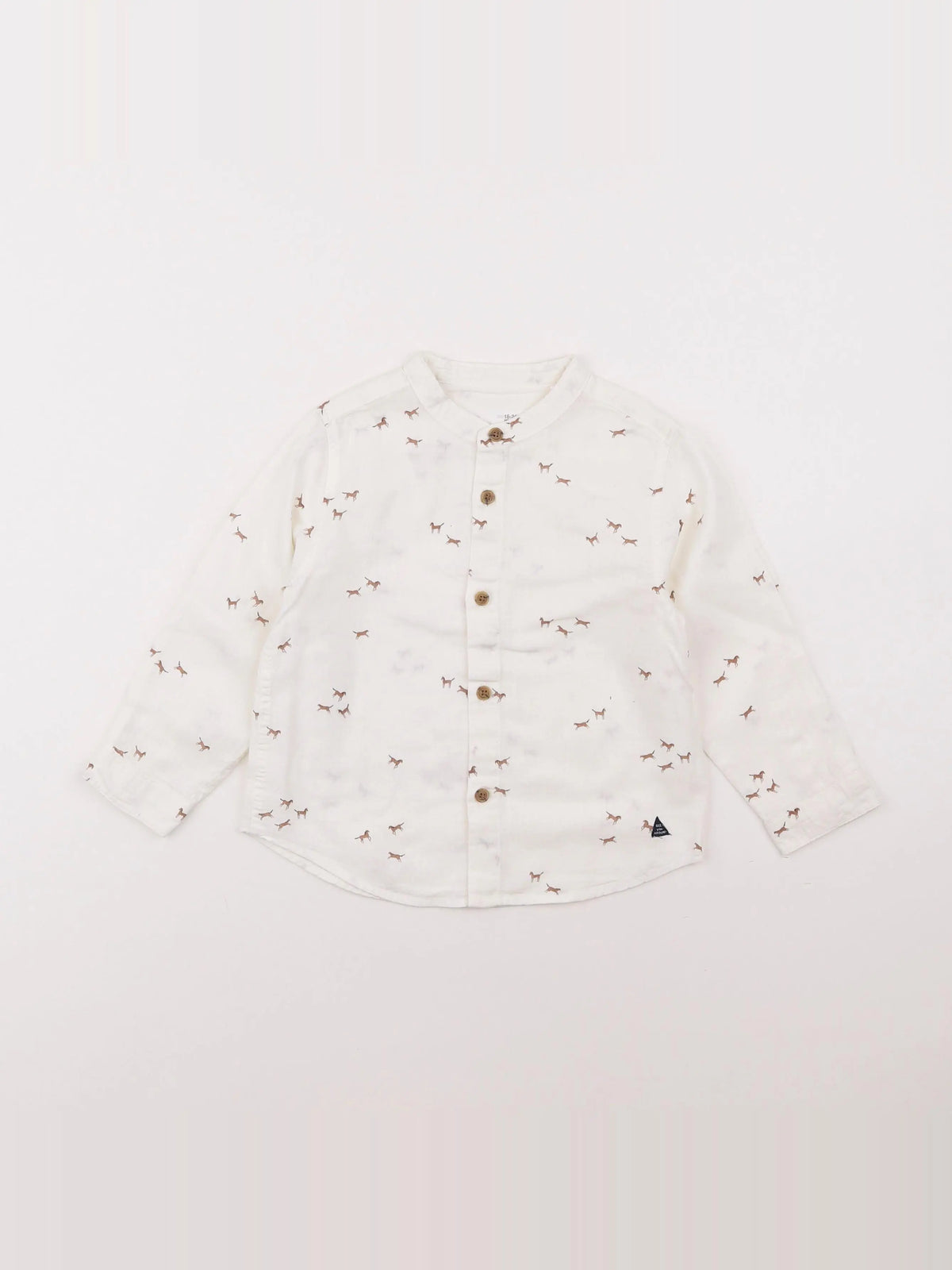 Zara - chemise blanc - 6/9 mois
