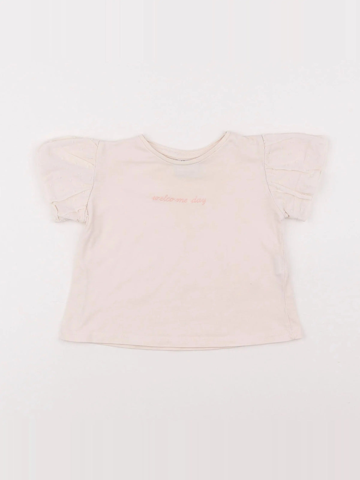 Zara - tee-shirt rose - 9/12 mois