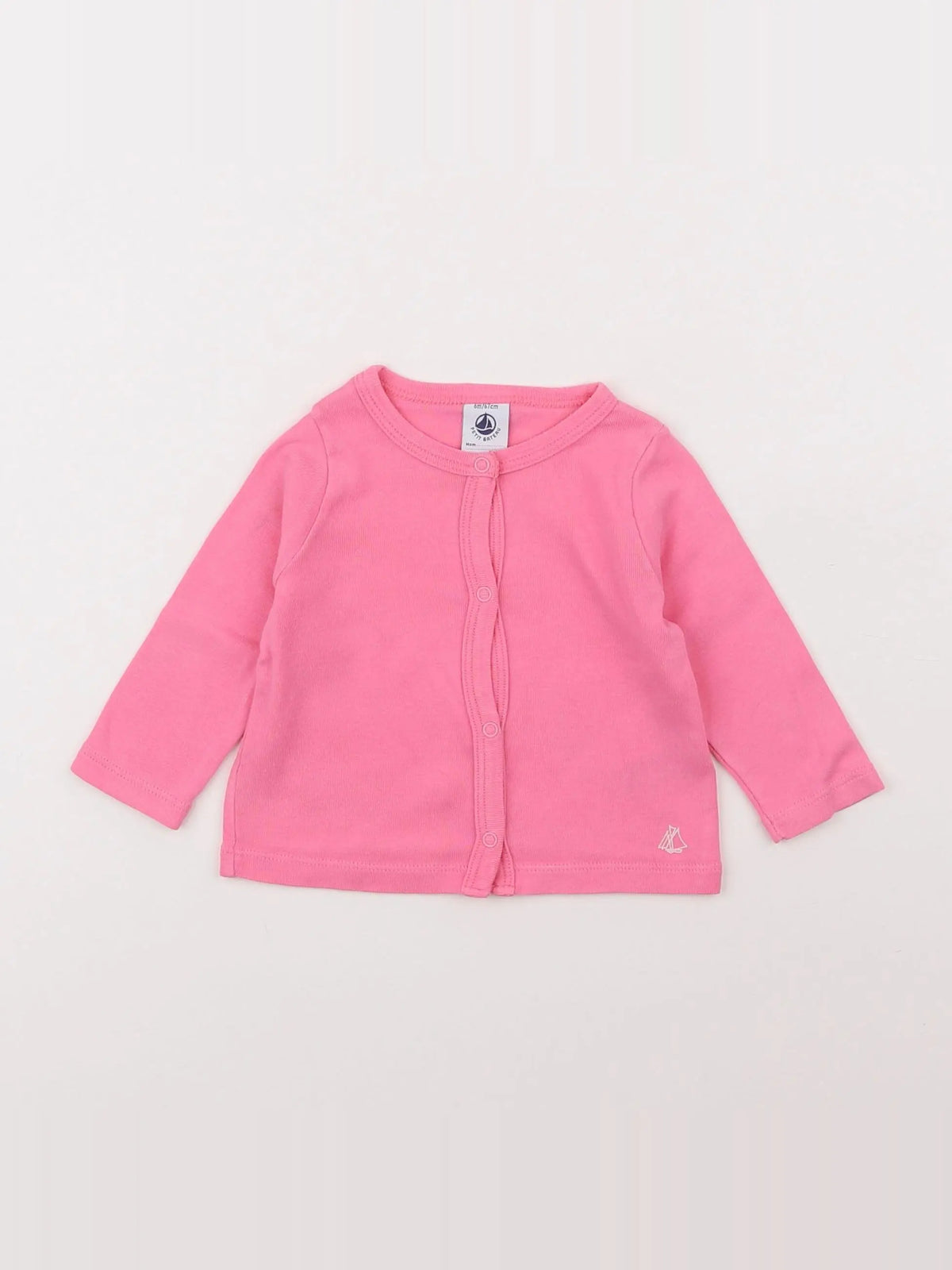Petit Bateau - tee-shirt rose - 6 mois