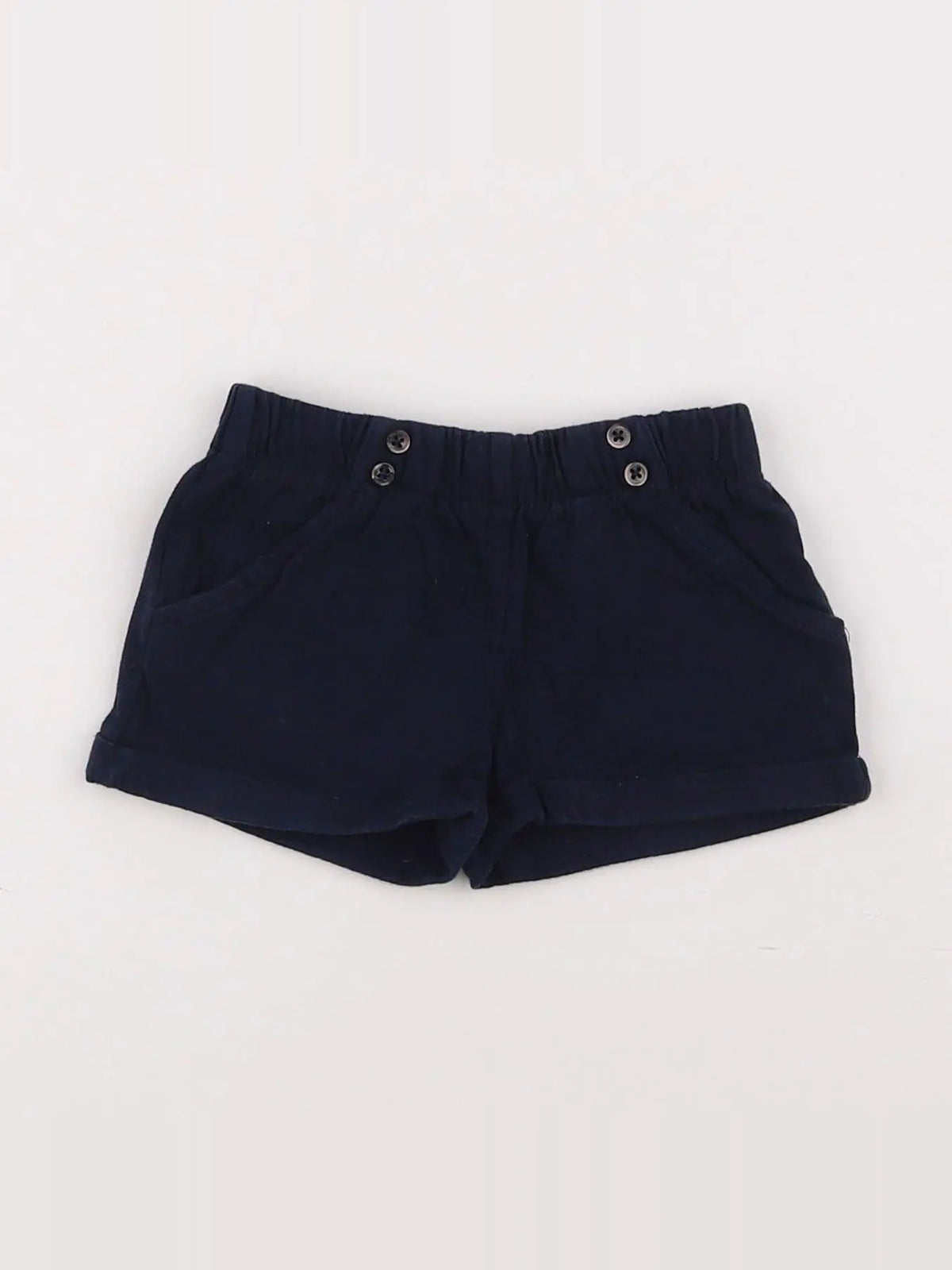 Boutchou - short bleu - 12 mois