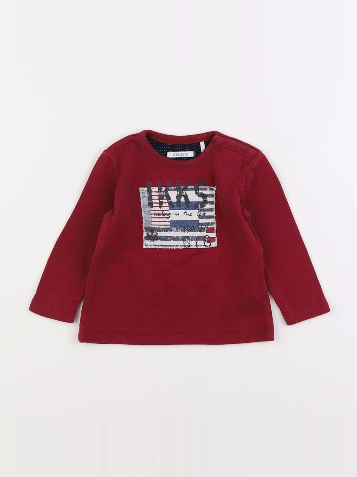 IKKS - tee-shirt rouge - 6 mois