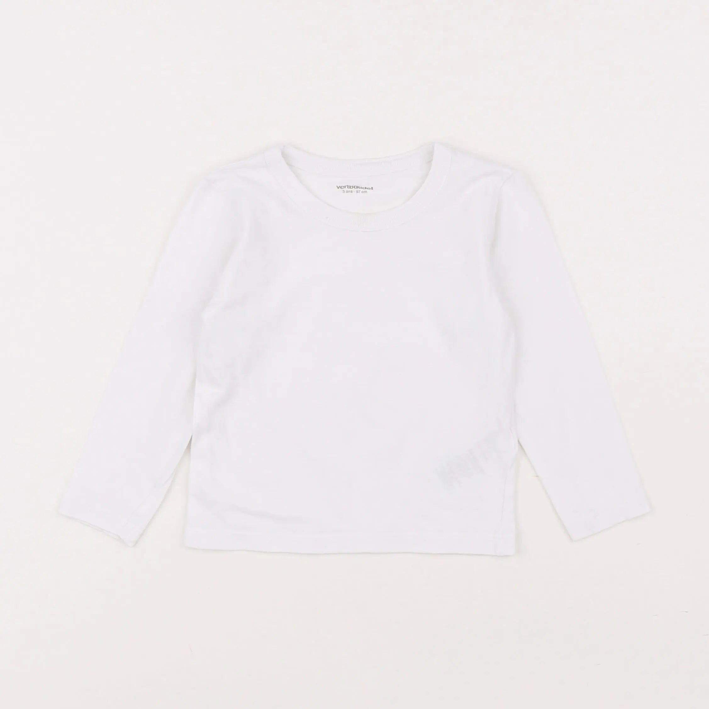 Vertbaudet - maillot de corps blanc - 3 ans