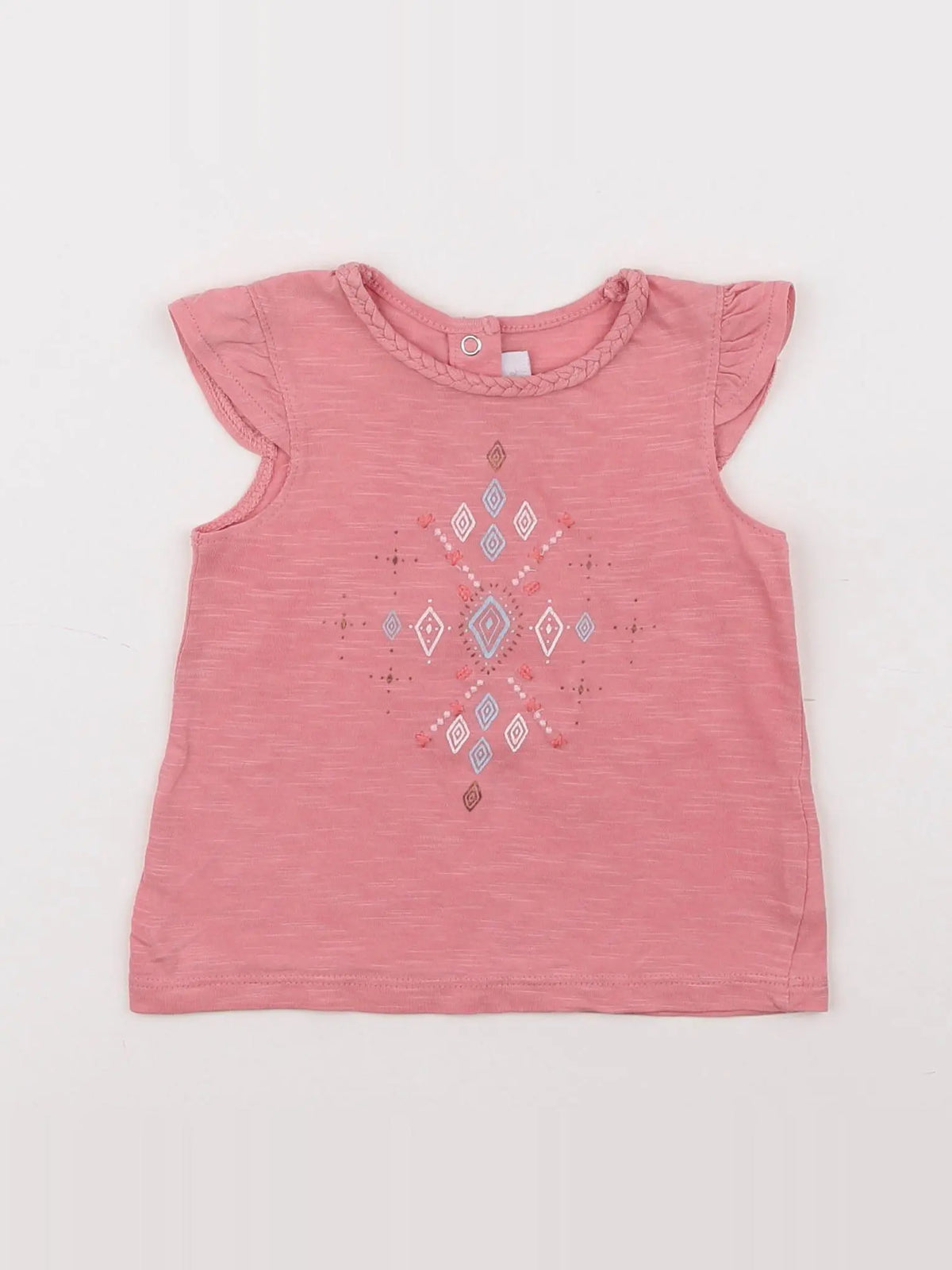 Cadet Rousselle - tee-shirt rose - 6 mois