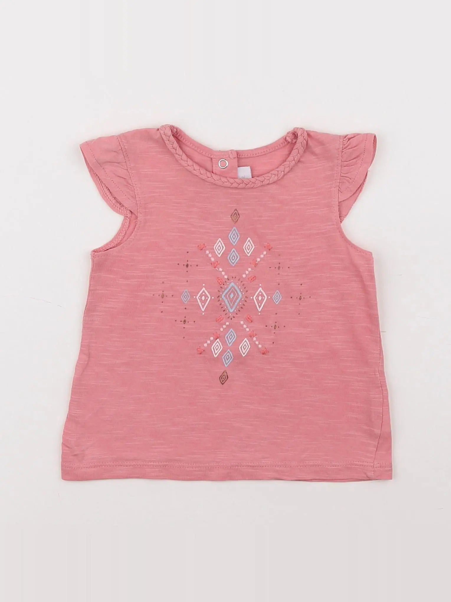 Cadet Rousselle - tee-shirt rose - 6 mois