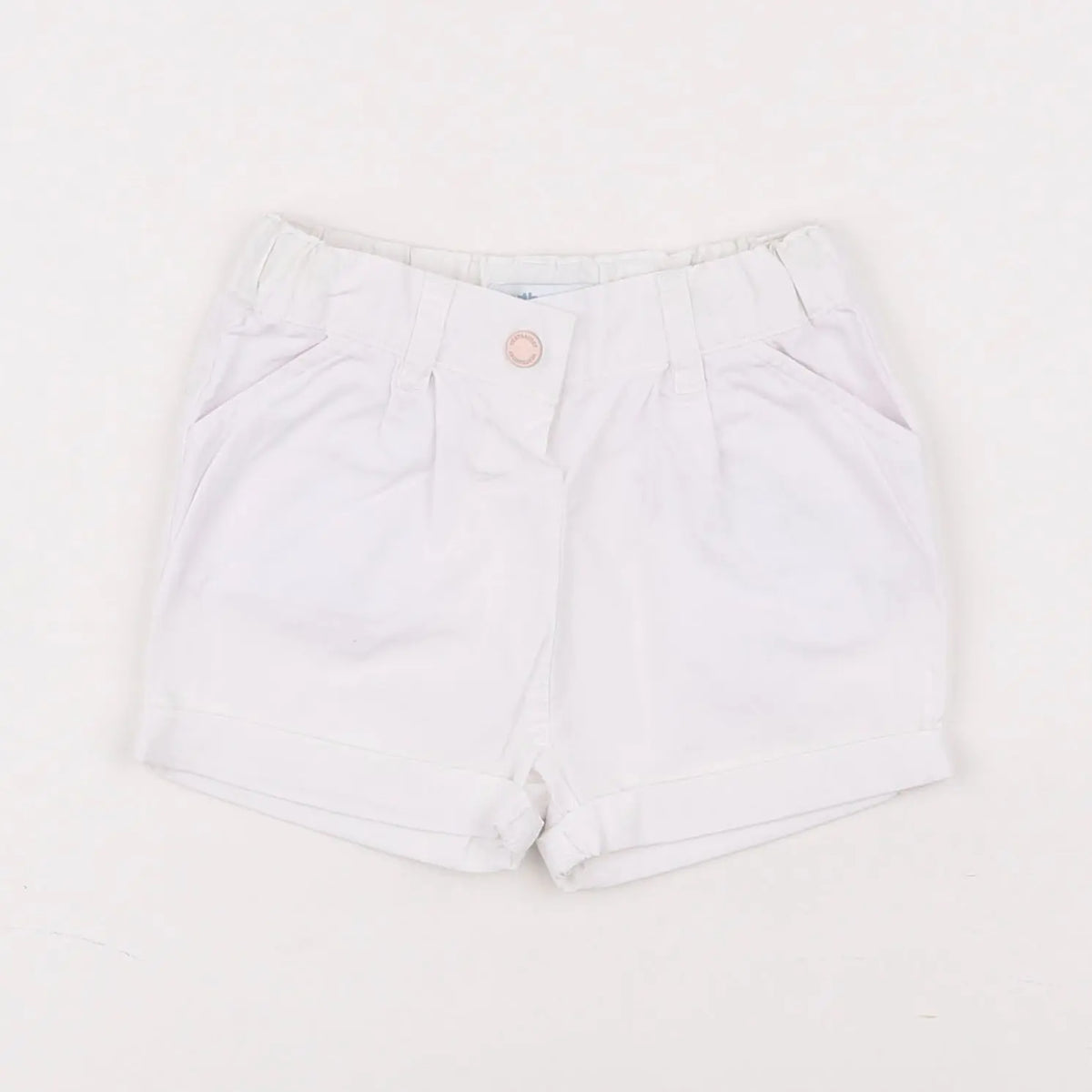 Vertbaudet - short blanc - 12 mois
