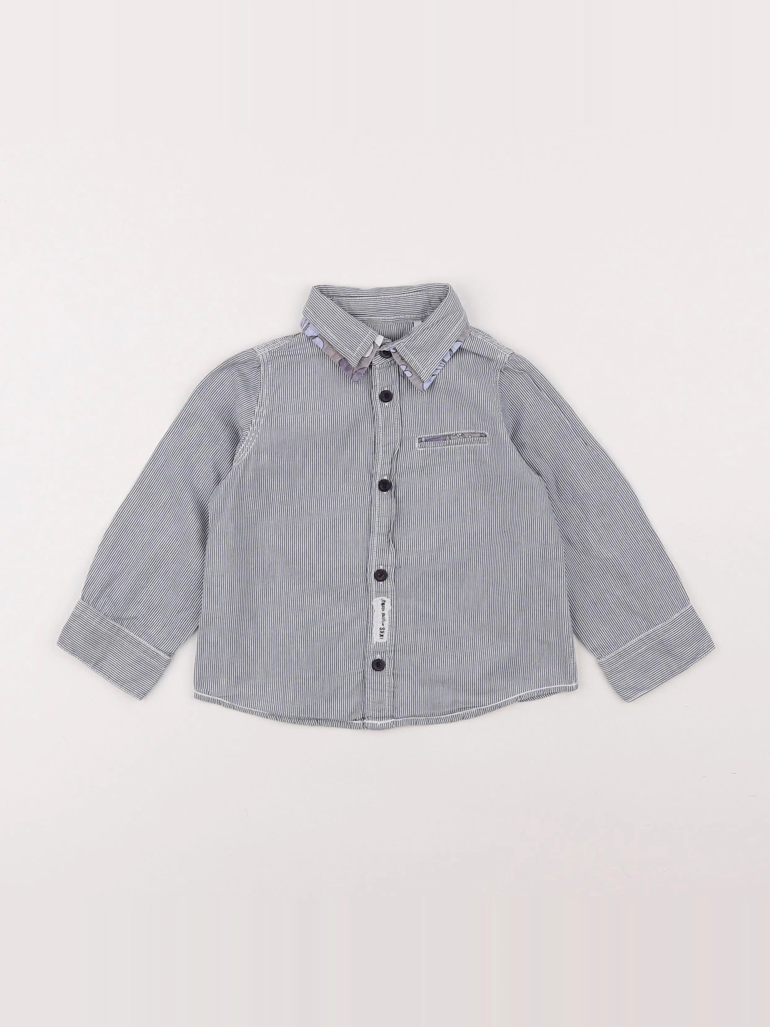 IKKS - chemise bleu - 18 mois