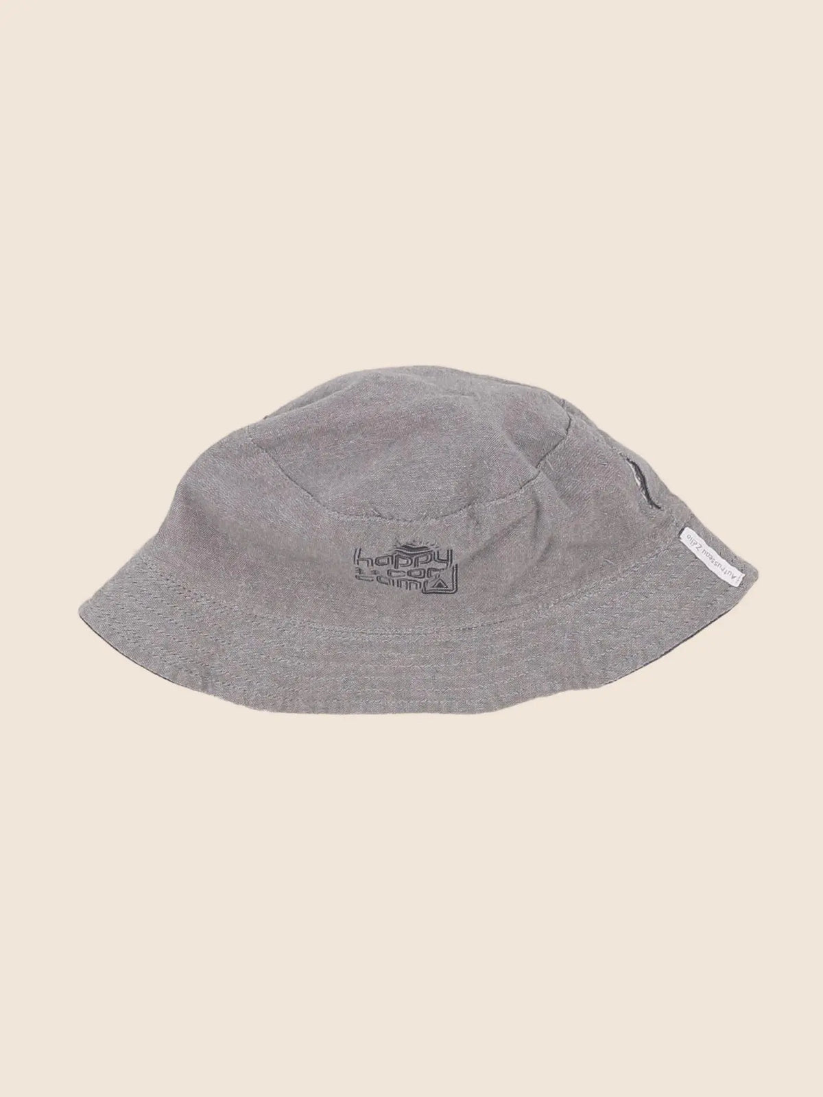 Vertbaudet - chapeau réversible gris - 10 ans