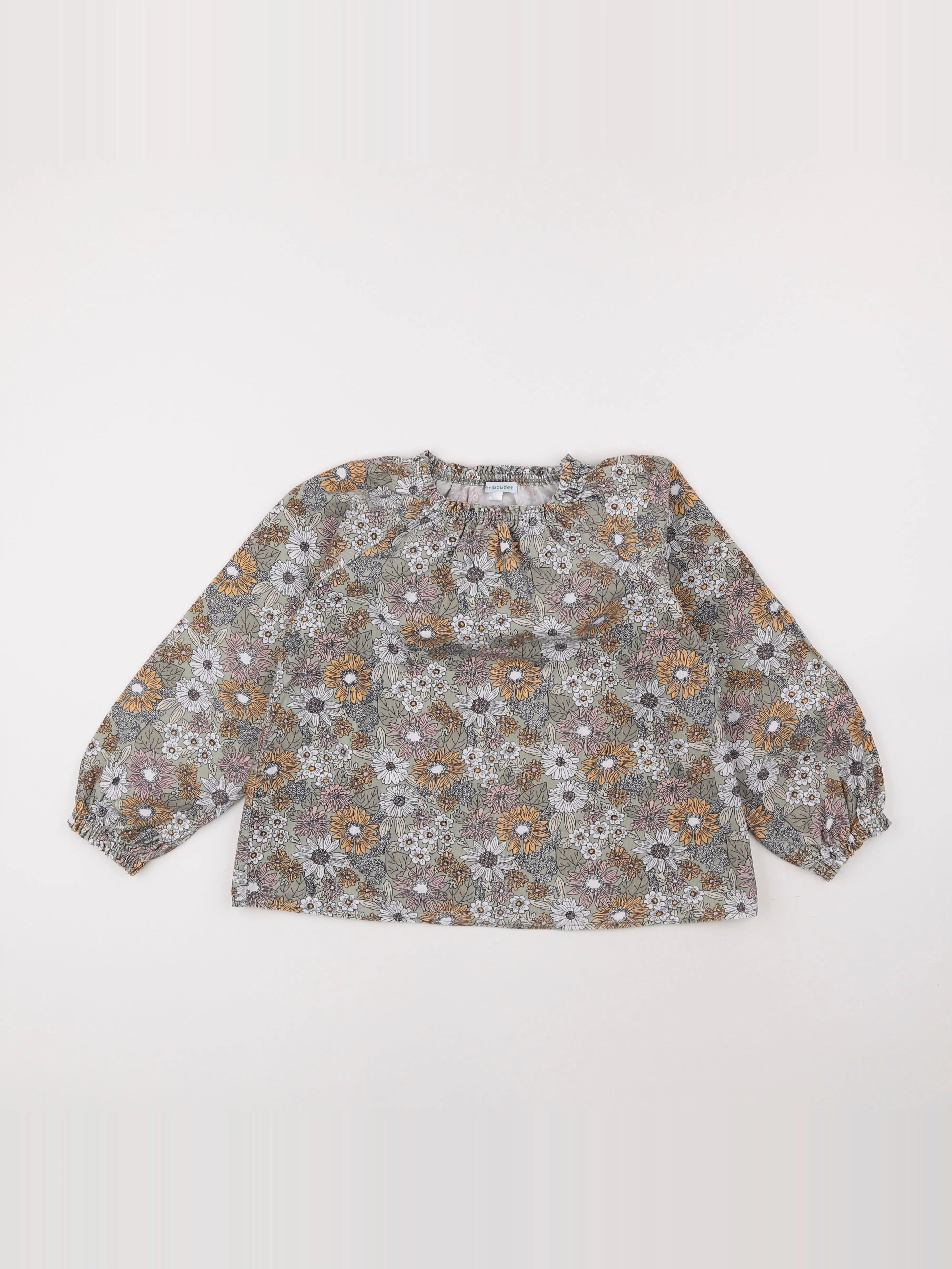 Vertbaudet - blouse multicolore - 9 ans
