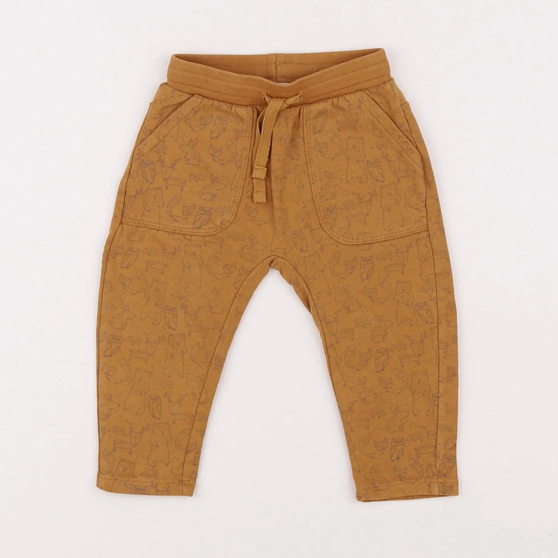 Vertbaudet - pantalon marron - 6 mois