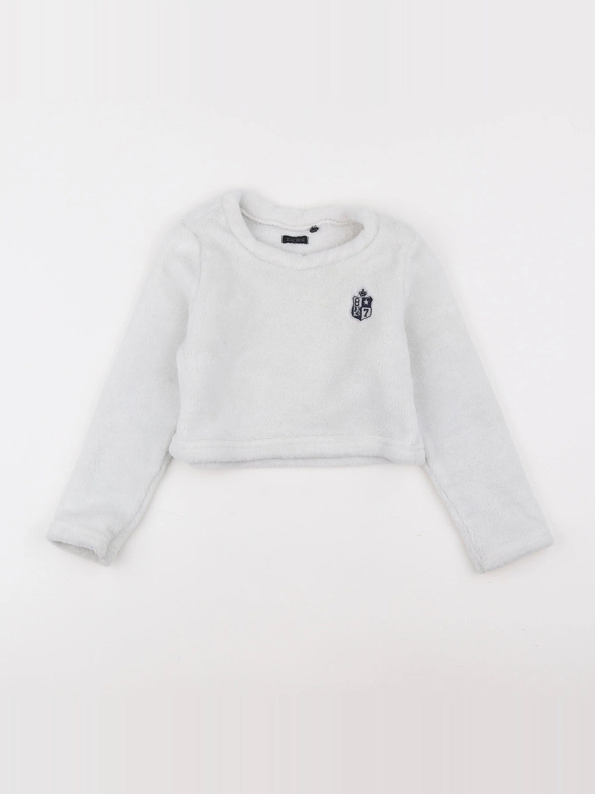IKKS - sweat court blanc - 6 ans