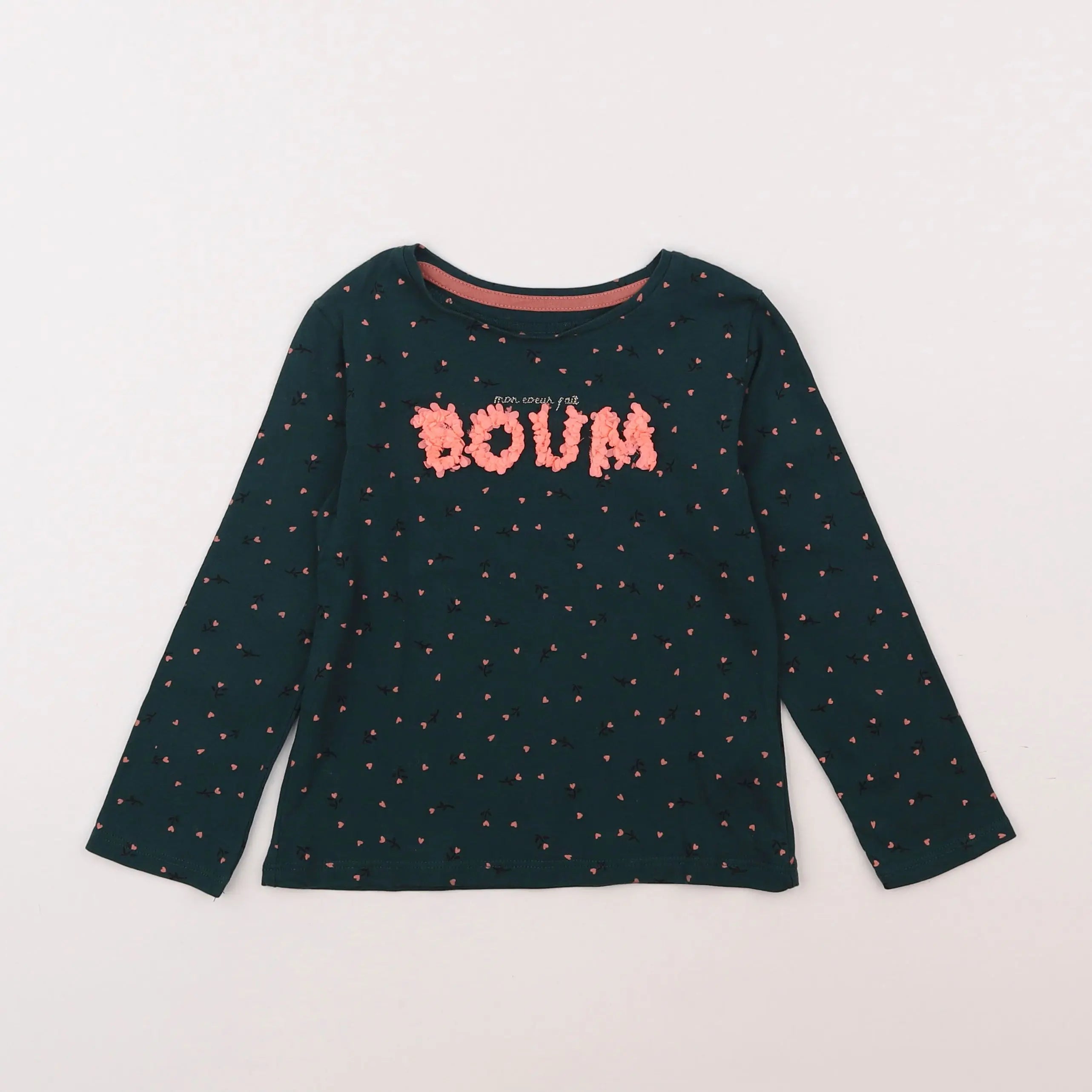 Vertbaudet - tee-shirt vert - 4 ans