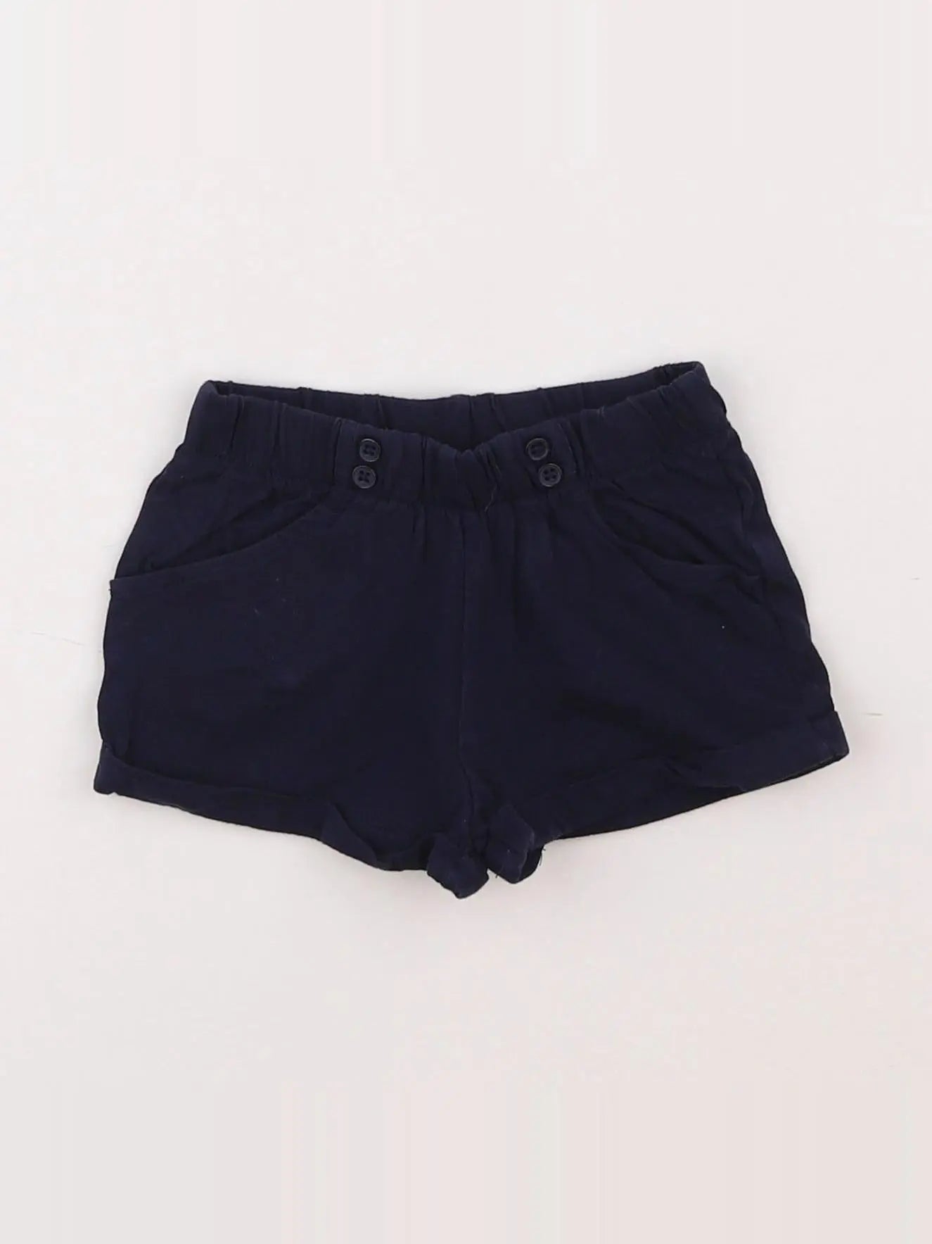 Boutchou - short bleu - 12 mois
