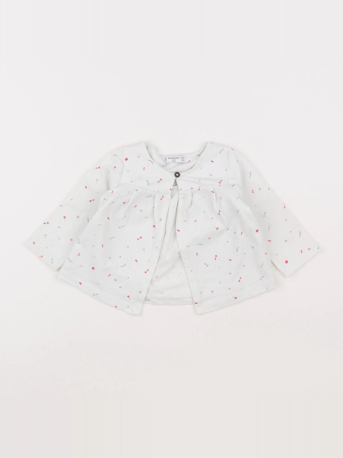 Mango - gilet blanc - 9/12 mois