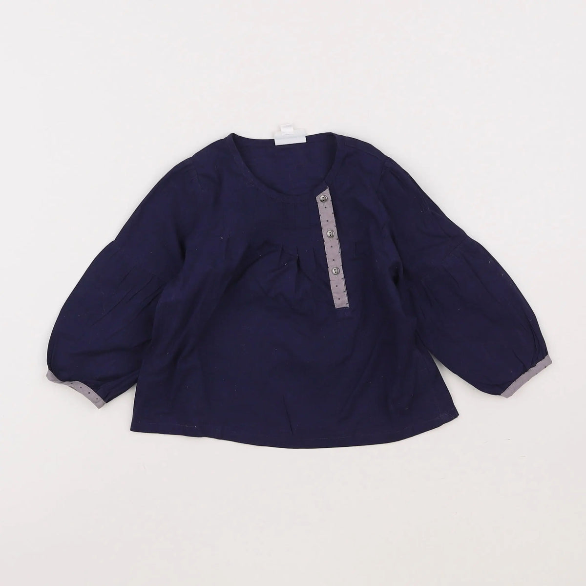 Vertbaudet - blouse bleu - 18 mois